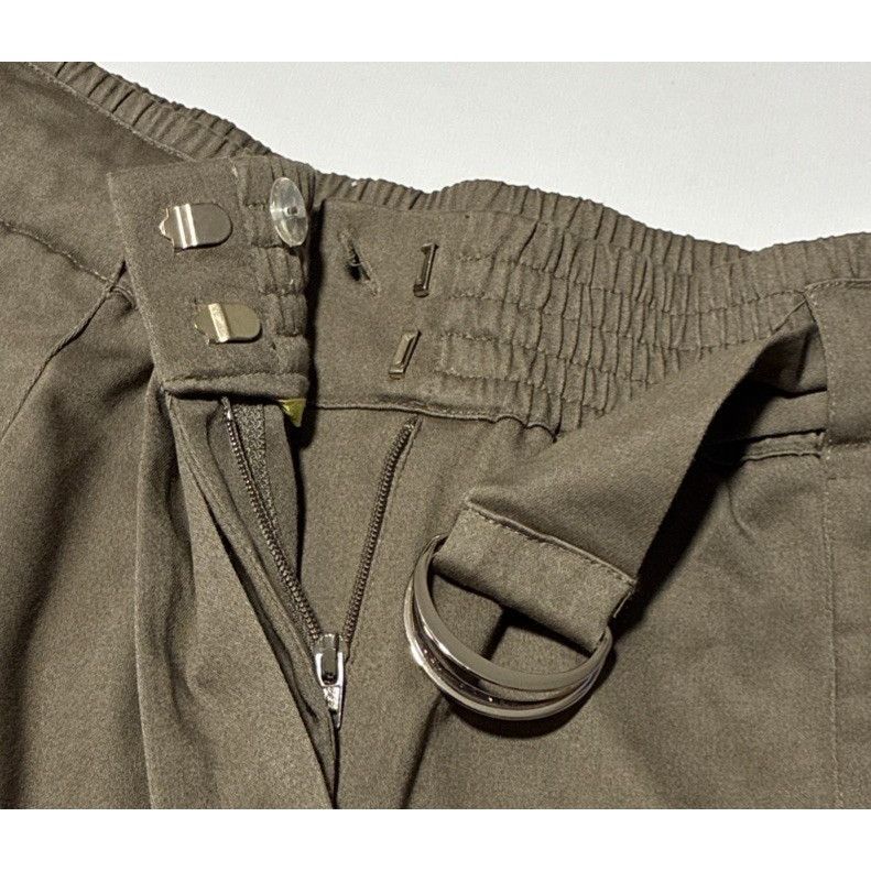 Ted Baker NWT Ted Baker RONNIIE Olive D-Ring Detail High-Waisted Short Size 27" / US 4 / IT 40 - 7 Thumbnail