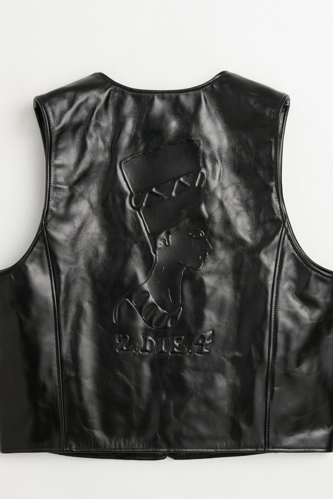 DENIM TEARS × Our Legacy Our Legacy x Denim Tears: Tupac Tears Legacy Leather Vest Size US M / EU 48-50 / 2 - 1 Thumbnail