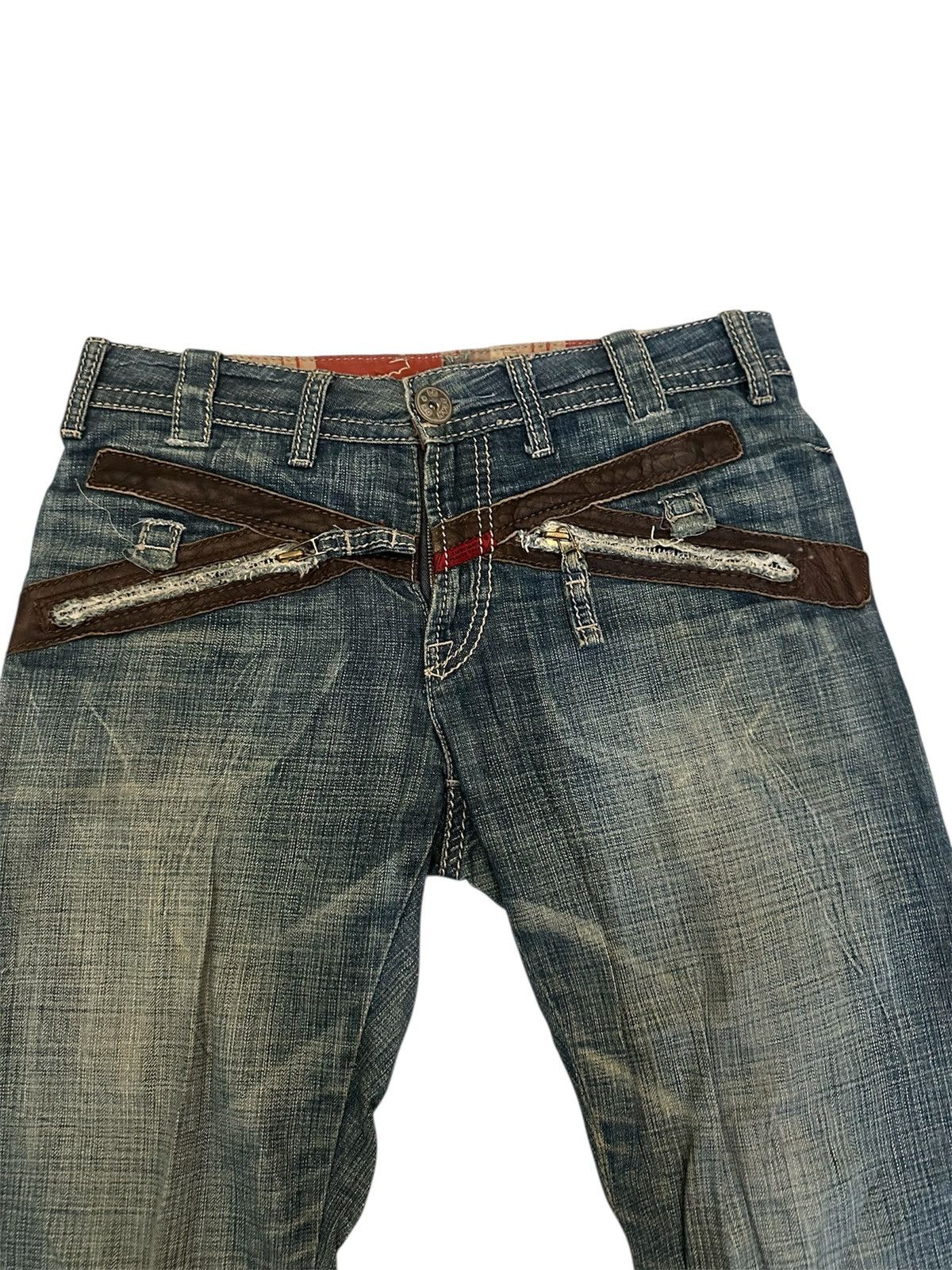 Marithe + Francois Girbaud Weird jeans by marithe francois girbaud made japan Size US 32 / EU 48 - 3 Thumbnail