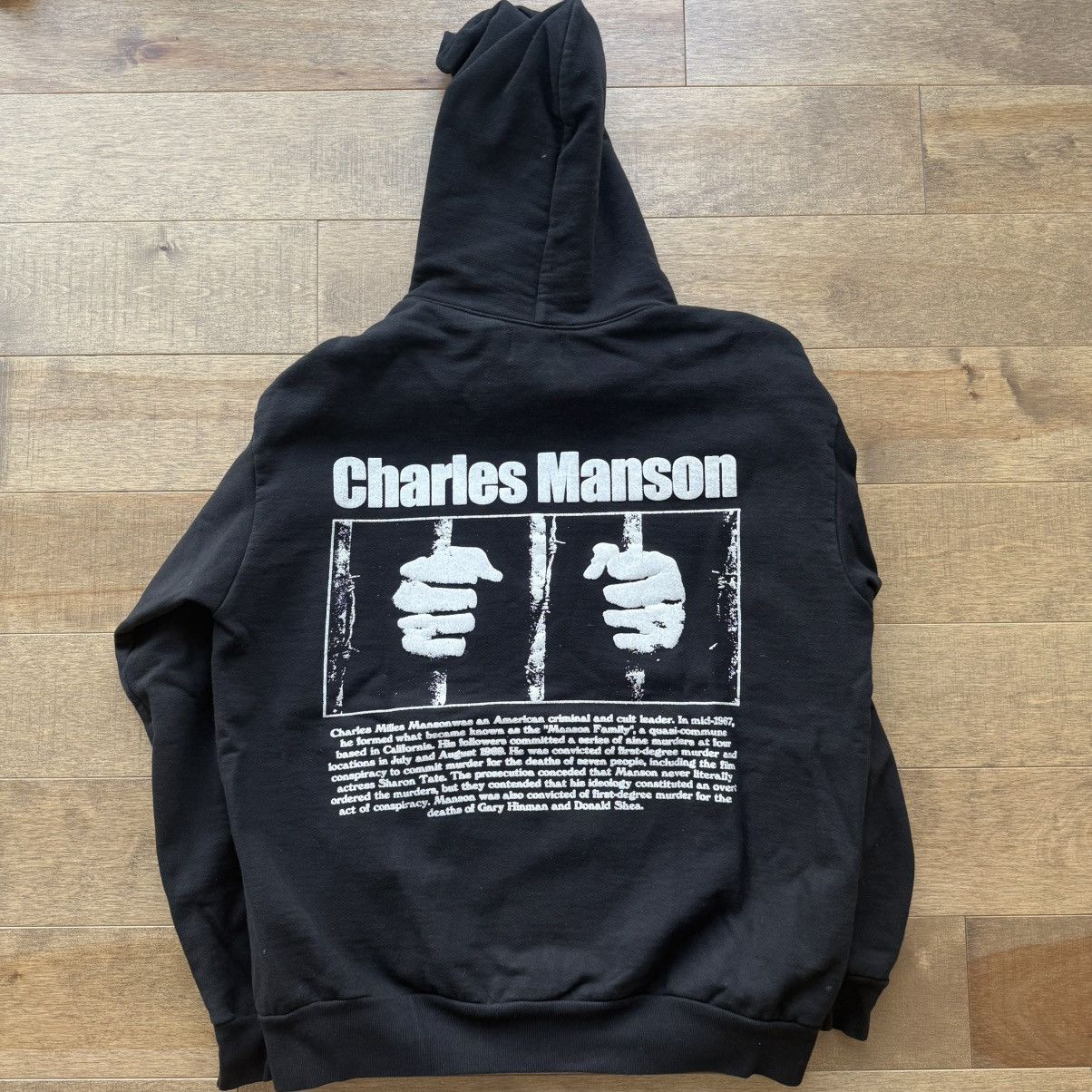 Nothing Personal SuperficialxNothing Personal Charles Manson Insanity Hoodie Size US L / EU 52-54 / 3 - 3 Thumbnail