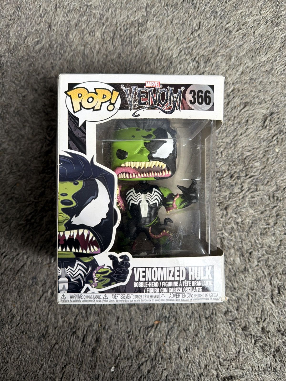 Marvel Comics Funko Pop! Venomized Hulk Bobble-Head Size ONE SIZE - 1 Thumbnail