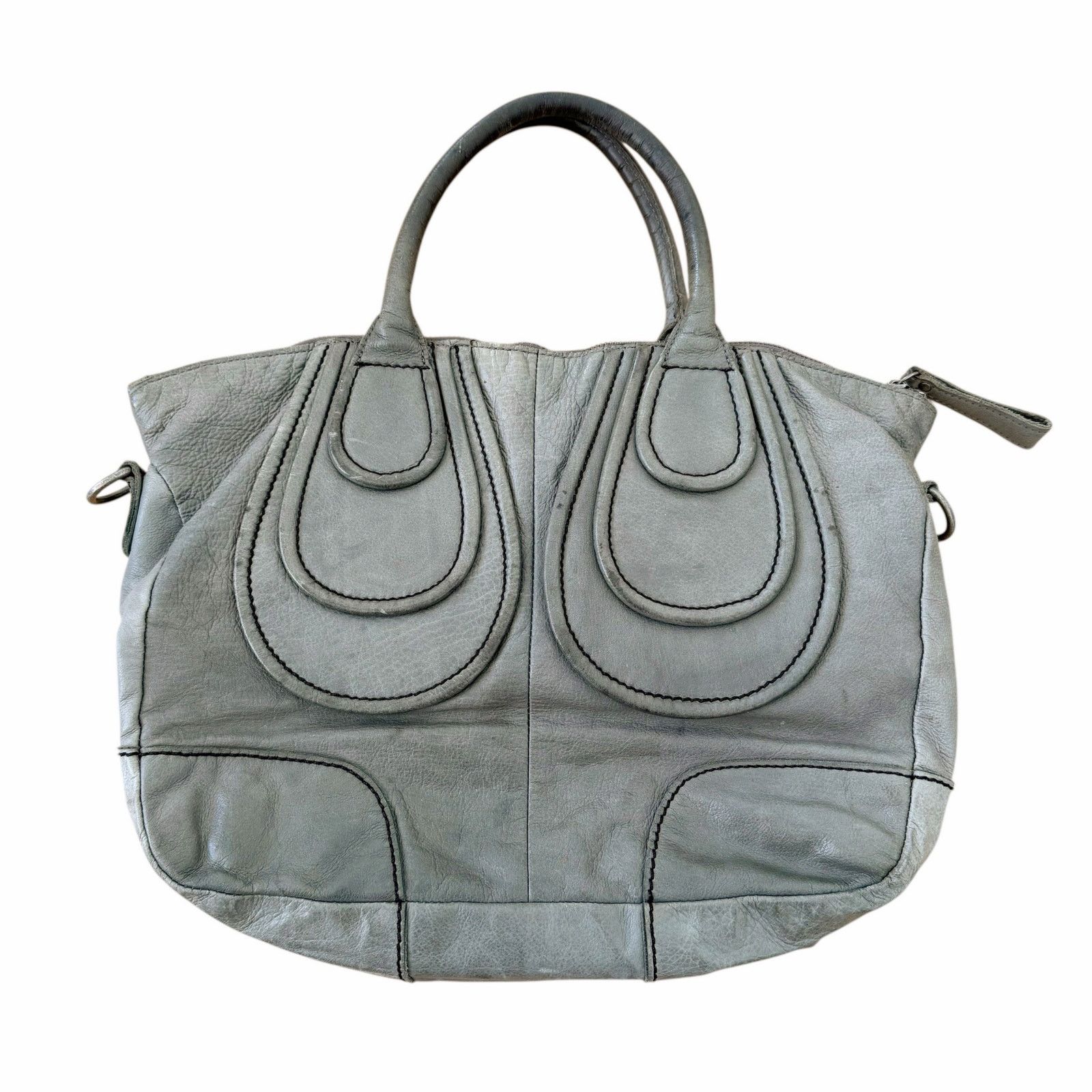 LIEBESKIND BERLIN Liebeskind Berlin Gray Leather Helene Handbag Size ONE SIZE - 1 Thumbnail