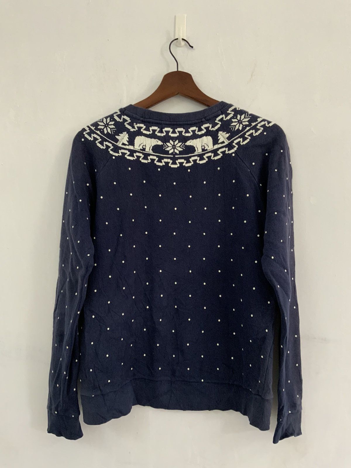 Japanese Brand Beams Heart Native Indigo Japan Sweatshirt Size US S / EU 44-46 / 1 - 2 Thumbnail