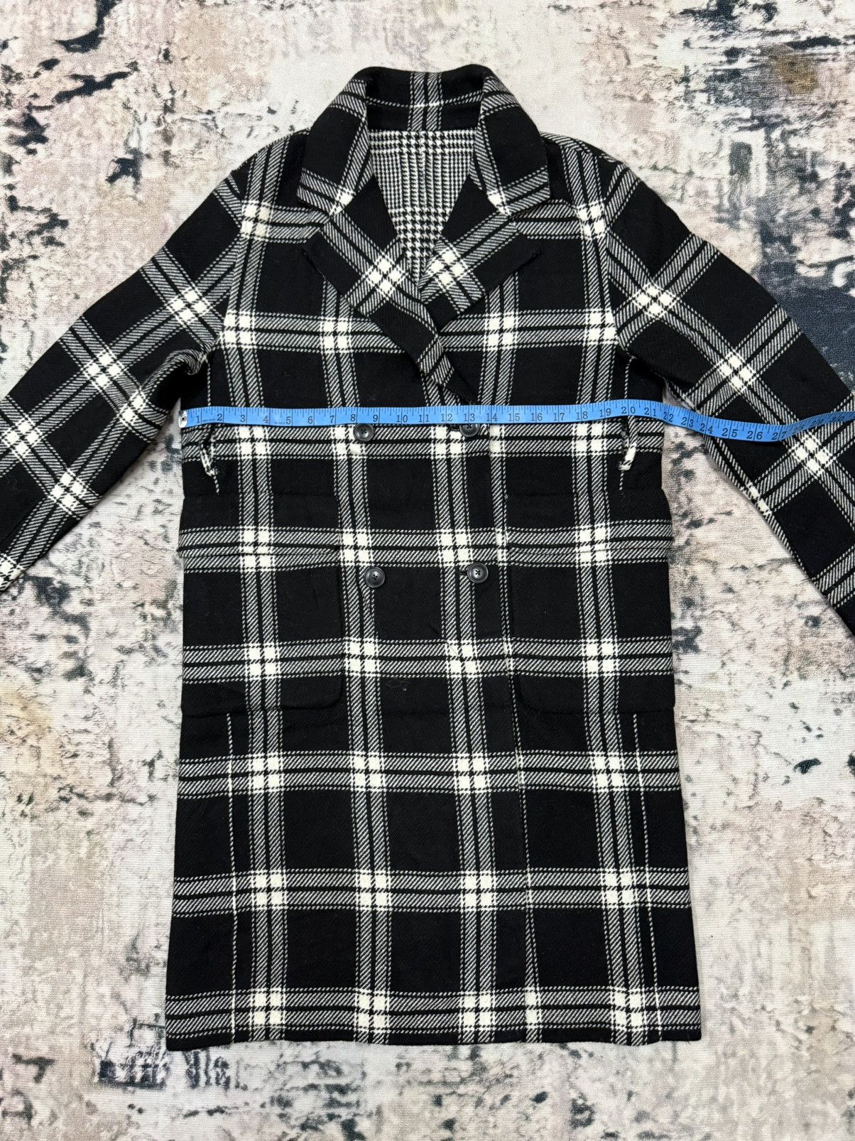 Tommy Hilfiger Tommy Hilfiger Chekered Wool Long Coat Jacket Size US S / EU 44-46 / 1 - 15 Thumbnail