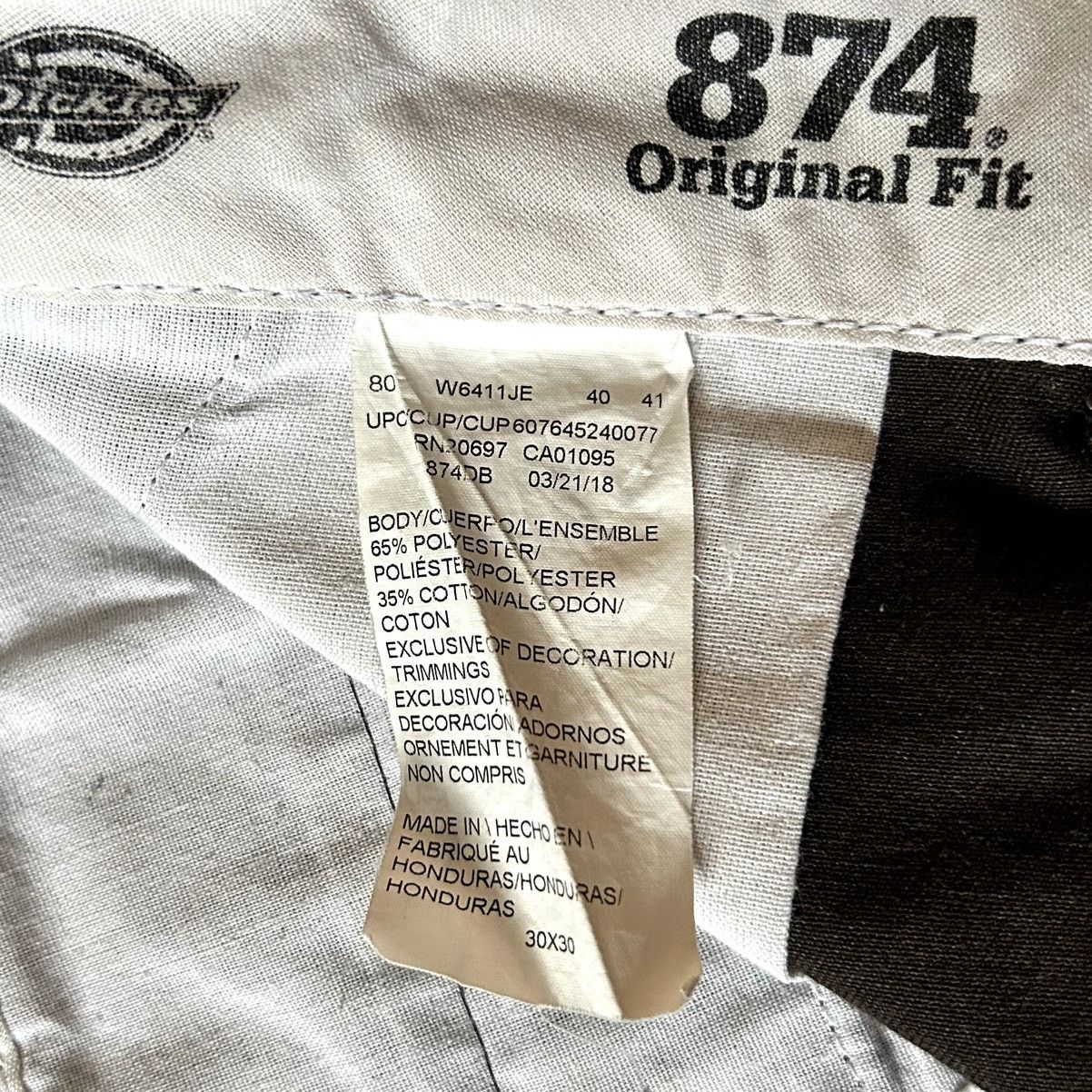 Dickies 874 Faded Brown Dickie Pants Size 28" / US 6 / IT 42 - 4 Thumbnail