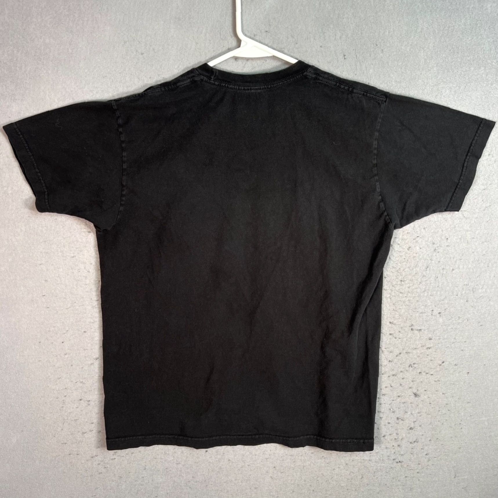 Vintage VINTAGE Lil Durk Graphic T-Shirt Black "Only The Family" Flame Design Large Mens T-Shirt L Black Rapper Logo Crew Neck Short Sleeve Size US L / EU 52-54 / 3 - 2 Thumbnail