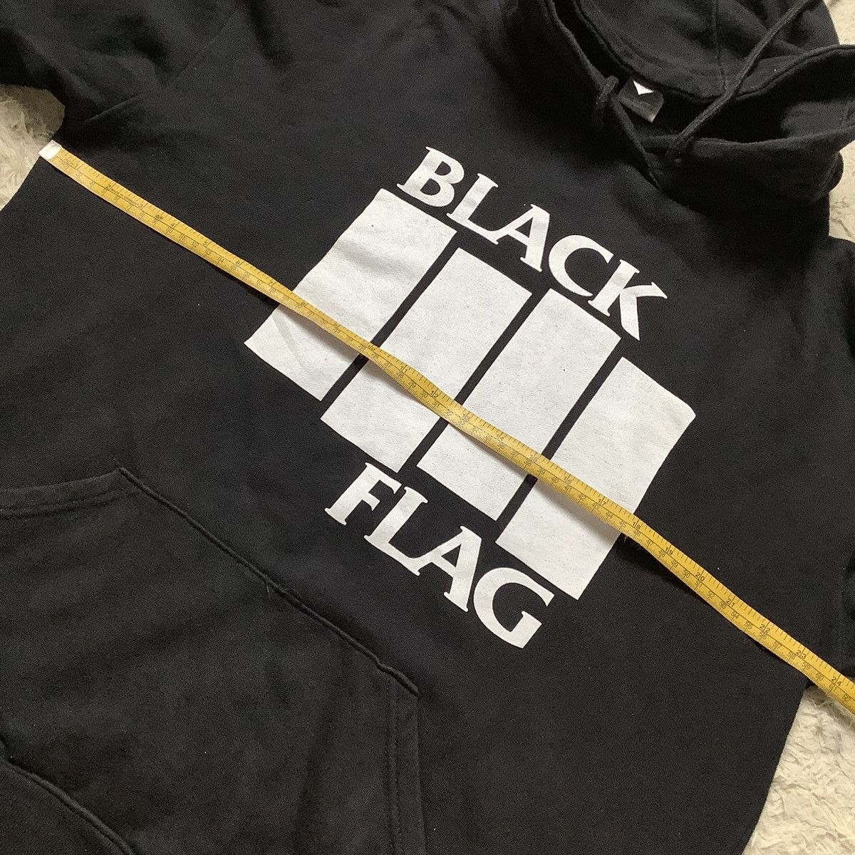 Vintage Rare Black Flag Hoodie Size US XL / EU 56 / 4 - 9 Thumbnail
