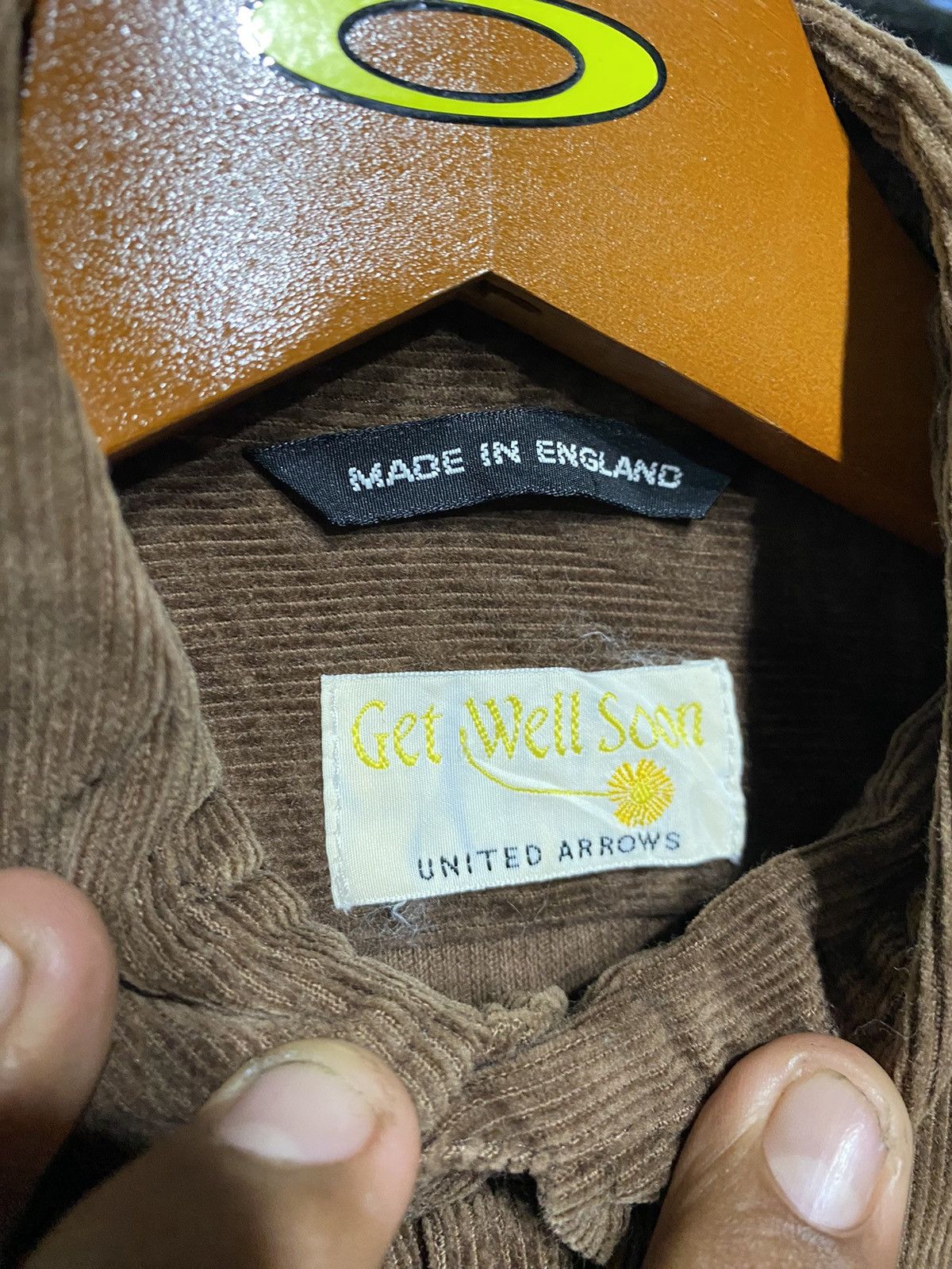 Japanese Brand × United Arrows × Vintage United Arrows Coduroy Shirt Size S / US 4 / IT 40 - 5 Thumbnail