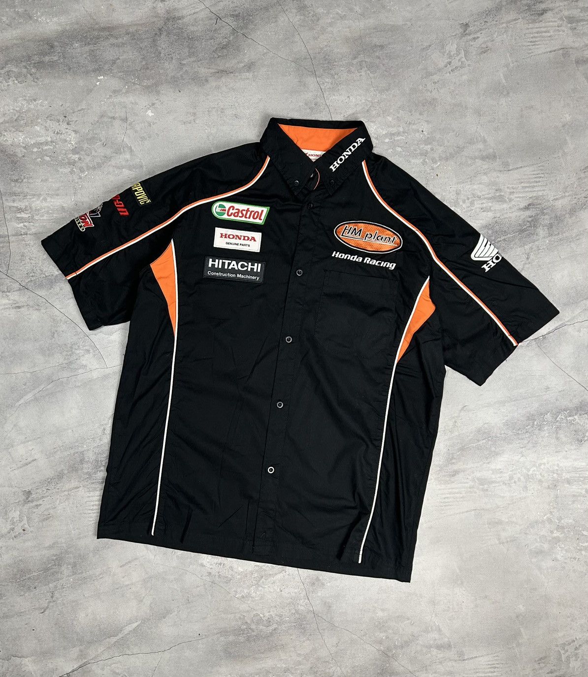 GAS HondaRacing Tシャツ 新品 GAS Honda Racing Tシャツ ブラックSサイズ - メルカリ
