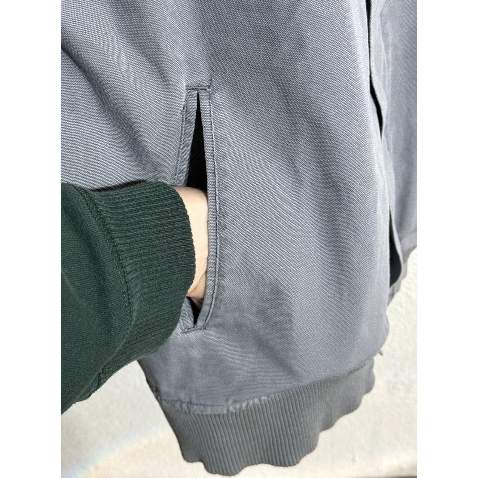 Nike VINTAGE Nike Sportswear Nike NSW Bomber Jacket Gray 100% Cotton XL Men Regular Full Zip Pockets Retro Sports Size US XL / EU 56 / 4 - 6 Thumbnail