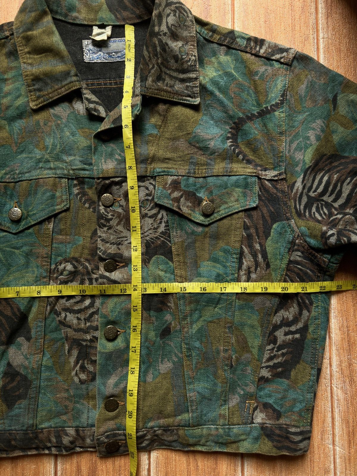 Kenzo 90’s vintage KENZO jeans tiger All over print jacket Size L / US 10 / IT 46 - 10 Thumbnail