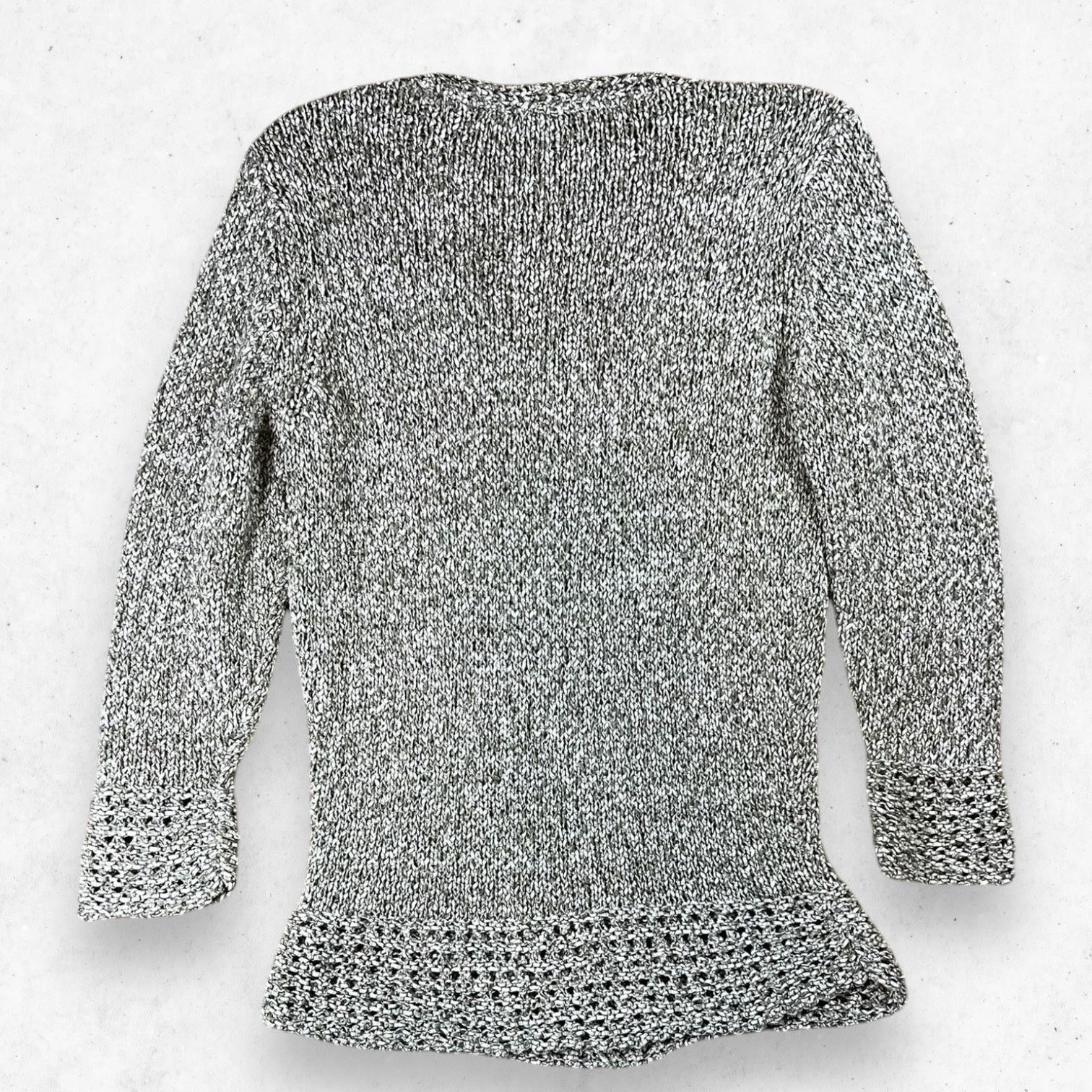 Other Elliott Lauren Knit Gray Sweater Women's Size S 3/4 Sleeves Size S / US 4 / IT 40 - 2 Thumbnail