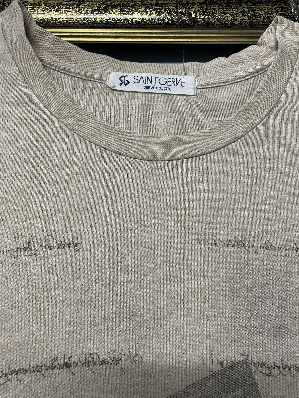Designer × Japanese Brand × Vintage Vintage 1990s Designer Saint Gerve Hindu Poem Longsleeve Size US M / EU 48-50 / 2 - 8 Thumbnail