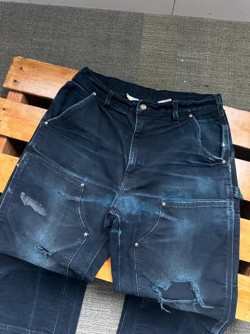 Carhartt VINTAGE 90s CARHARTT DOUBLE KNEE Size US 33 - 3 Thumbnail