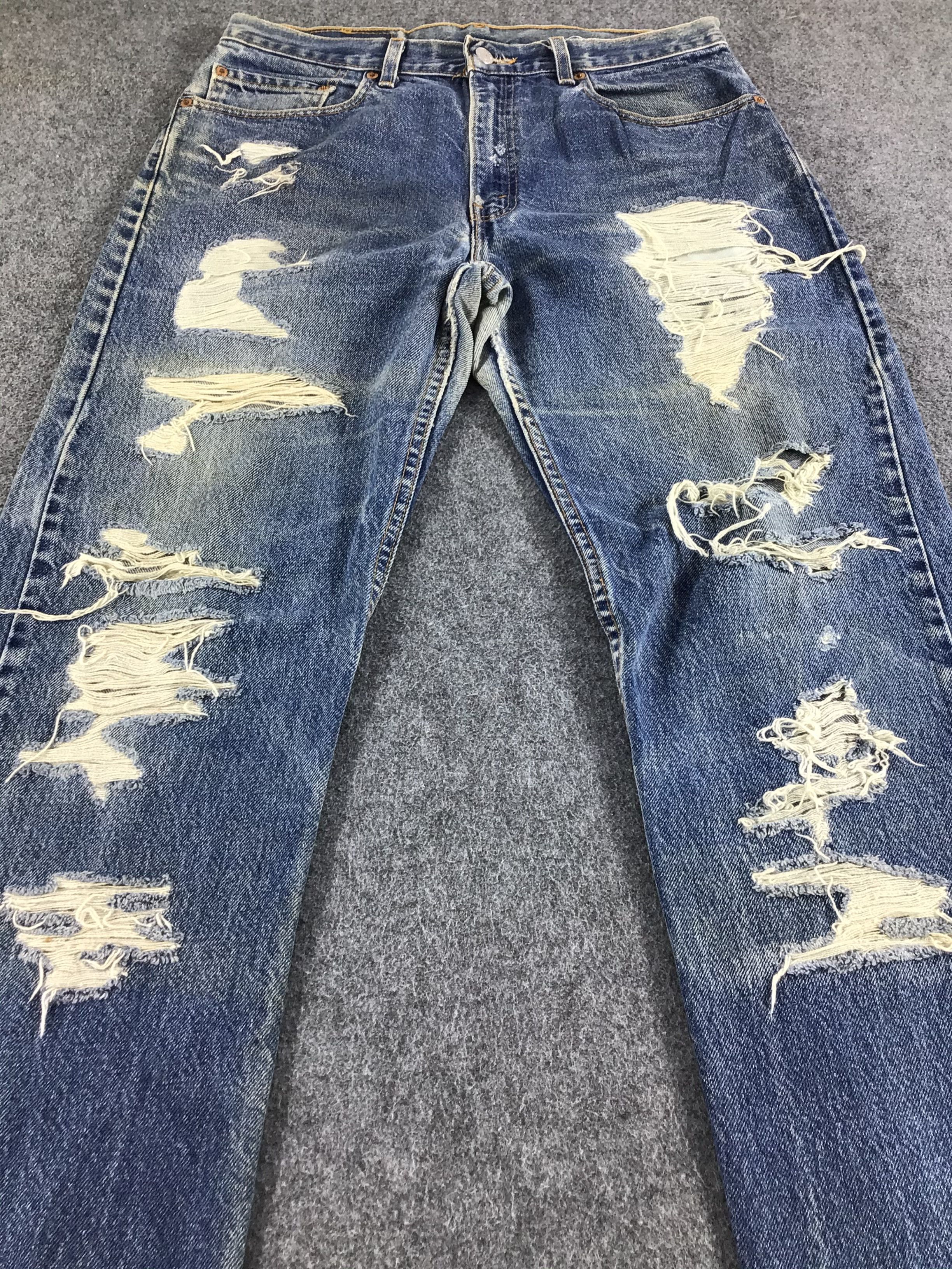 Levi's × Vintage Vintage 90s Levis 505 Jeans-JM428 Size US 33 - 3 Thumbnail