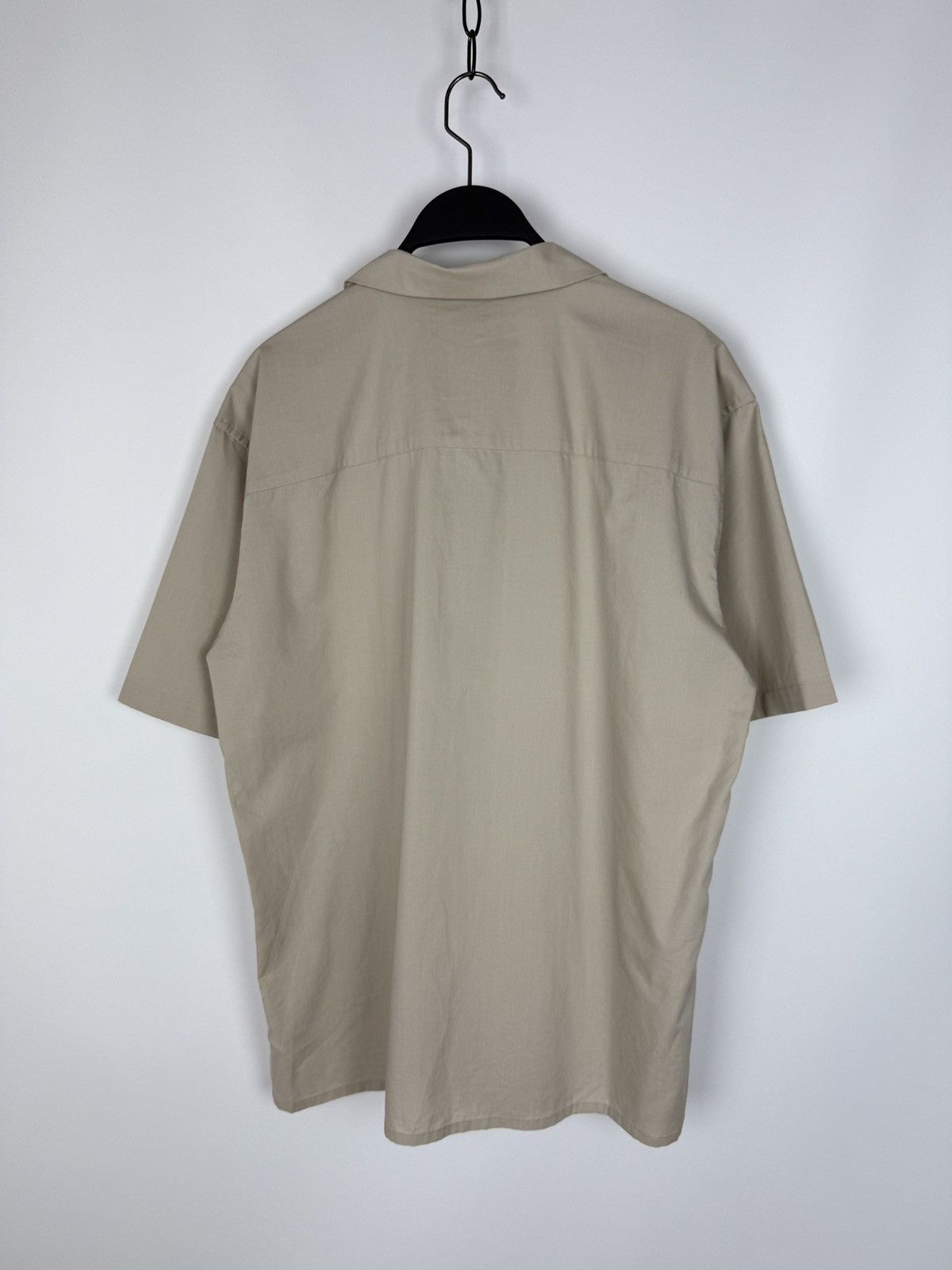 Uniqlo Uniqlo Beige Open Collar Short Sleeve Shirt XS/S Size US XS / EU 42 / 0 - 4 Thumbnail