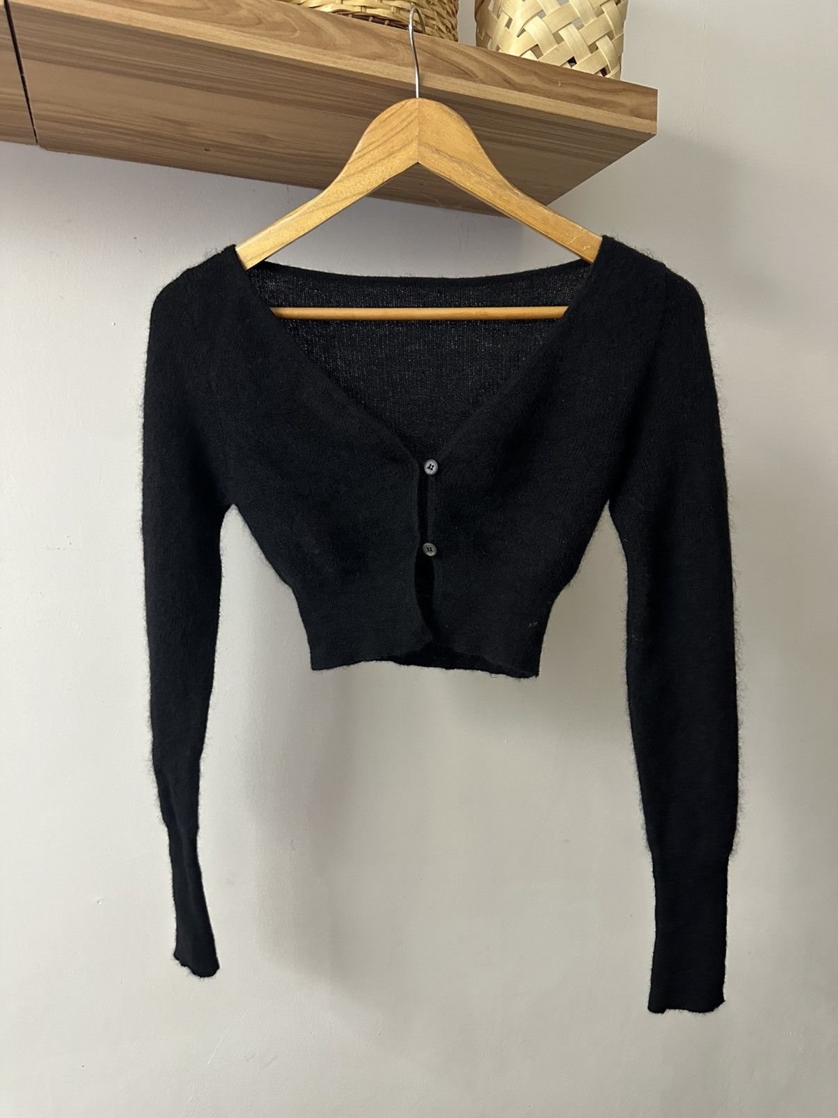 Jacquemus Jacquemus Le Cardigan Alzou Mohair-Blend Cardigan Size XS / US 0-2 / IT 36-38 - 4 Thumbnail