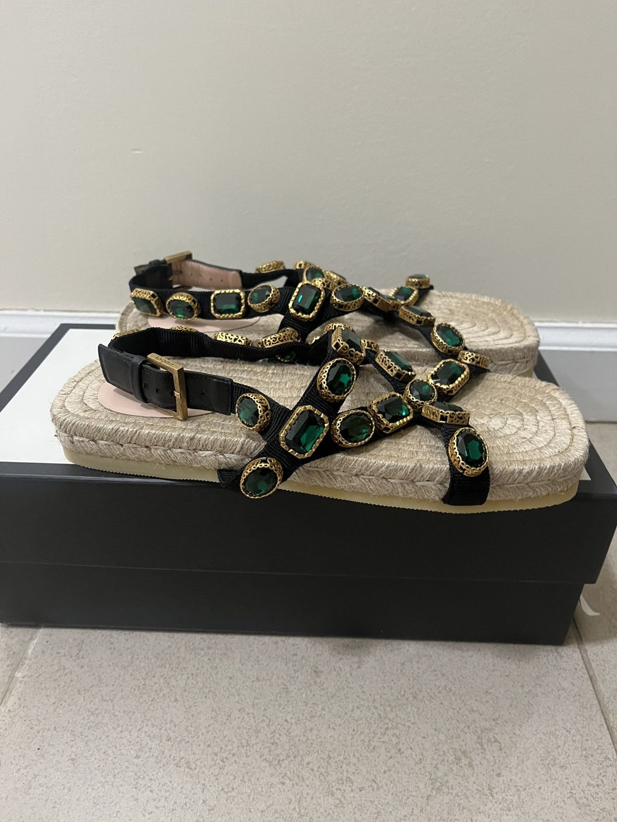 Gucci Gucci Sandals Size US 10 / IT 40 - 1 Thumbnail