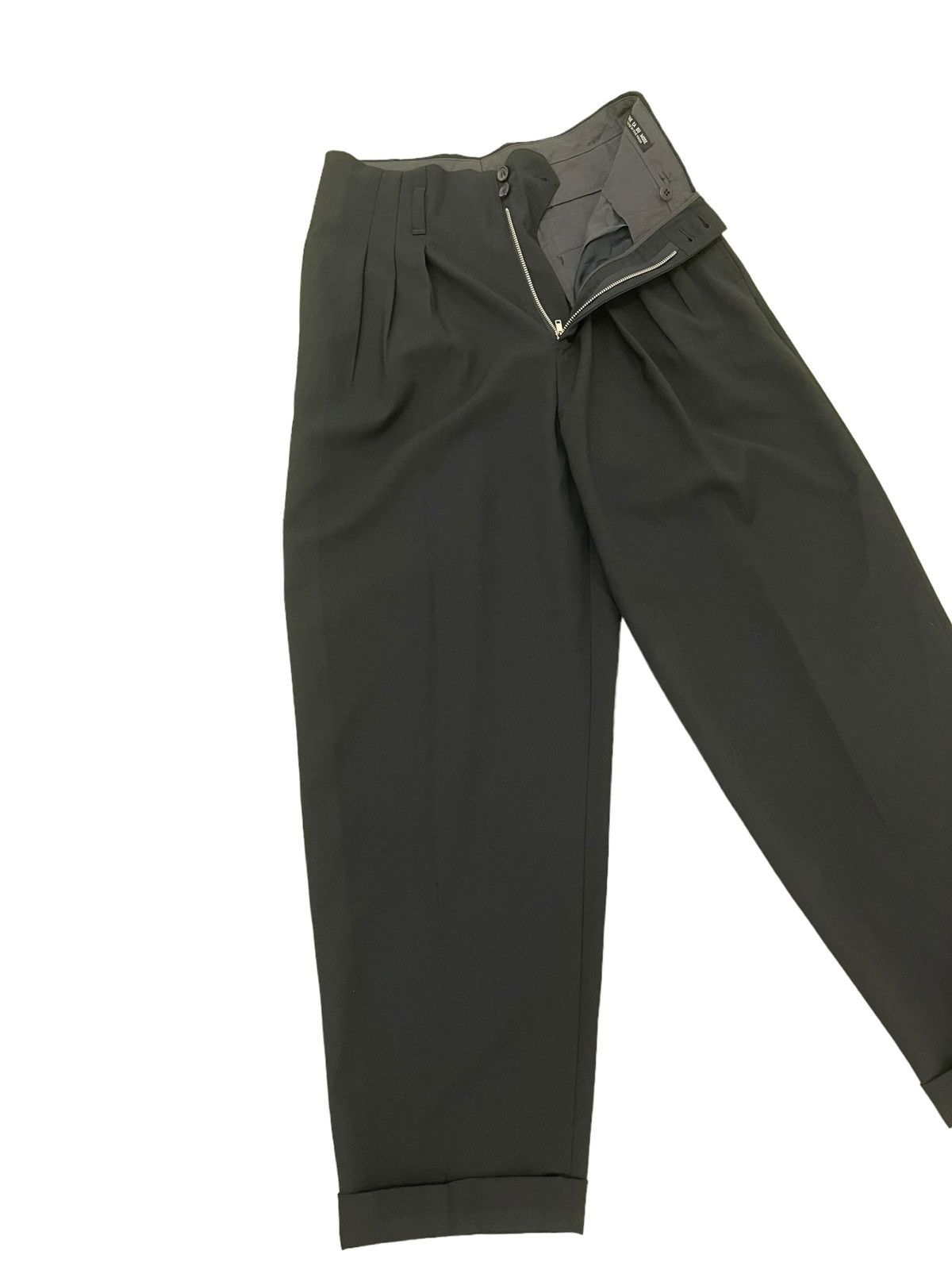 Japanese Brand Wide Wool Trouser Comme Ca Du Mode Balloon 8🟦6 Size US 28 / EU 44 - 10 Thumbnail