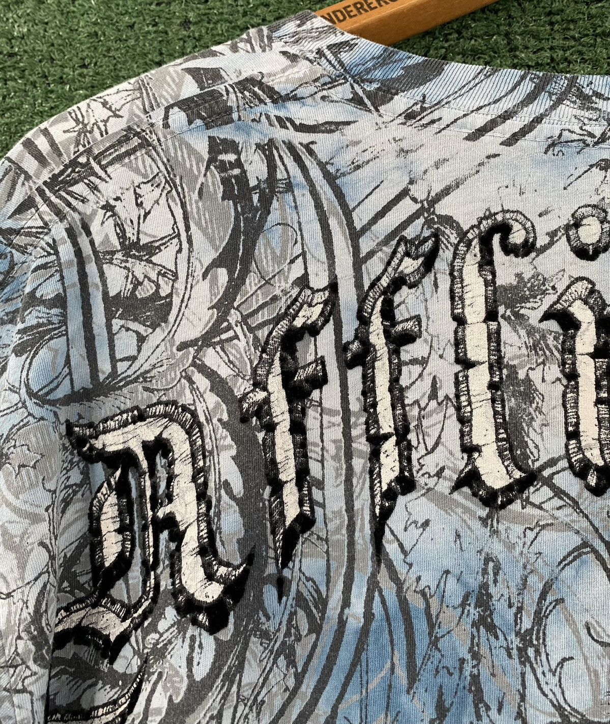 Affliction Affliction Live Fast Double Blue T-Shirt Men’s Large Size US L / EU 52-54 / 3 - 3 Thumbnail