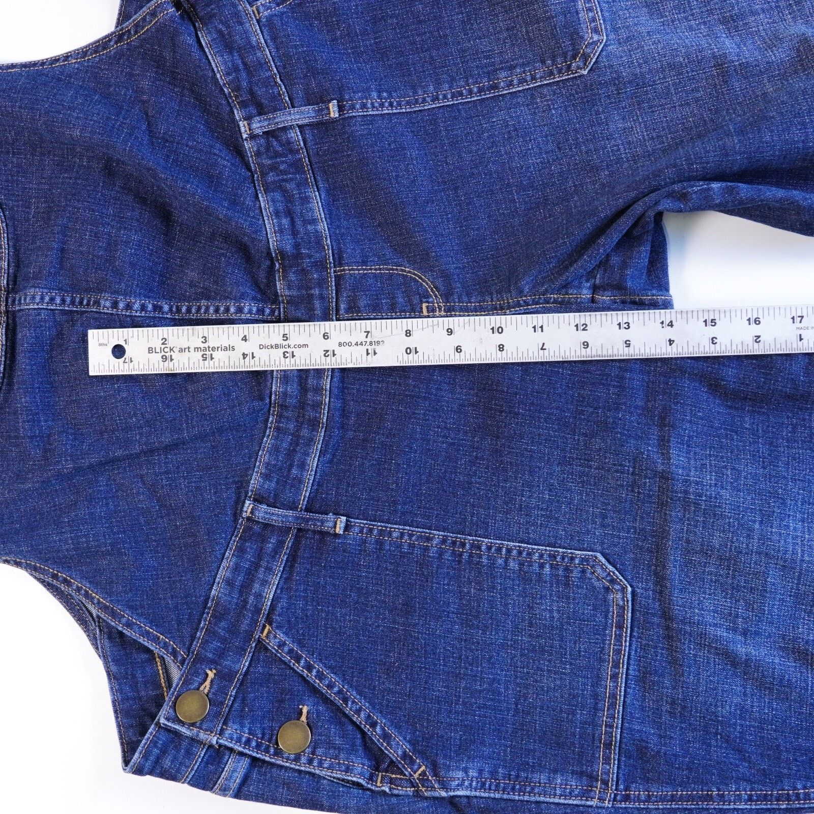 Other A:glow Maternity Denim Overall Jeans Straight Wide Pants XL Size 42" / US 20 - 3 Thumbnail