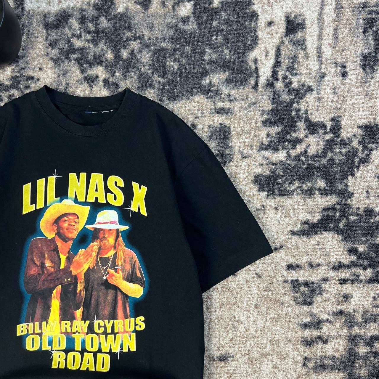 Rap Tees Lil Nas Old Town Road Big Logo Rap T-Shirt 1TS103 Size US S / EU 44-46 / 1 - 2 Thumbnail