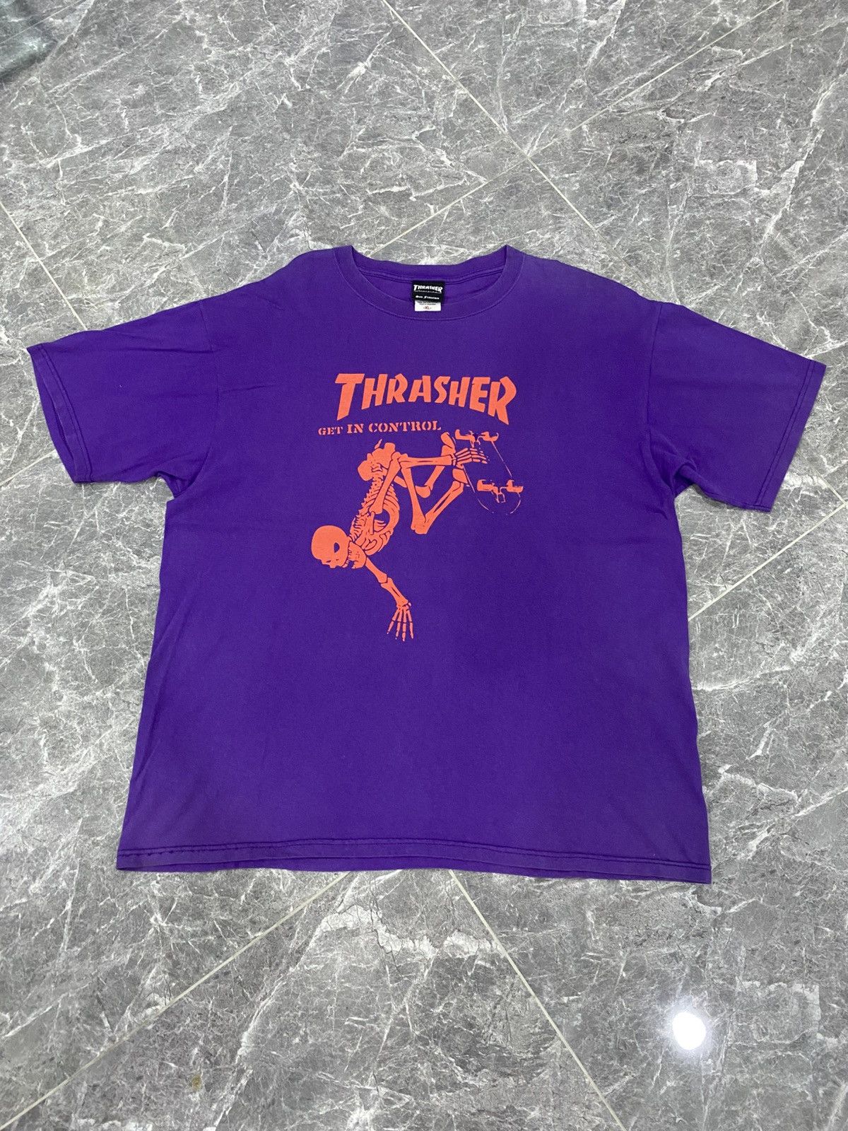Thrasher × Vintage Vintage Thrasher Get In Control Shirt Size US XL / EU 56 / 4 - 1 Thumbnail