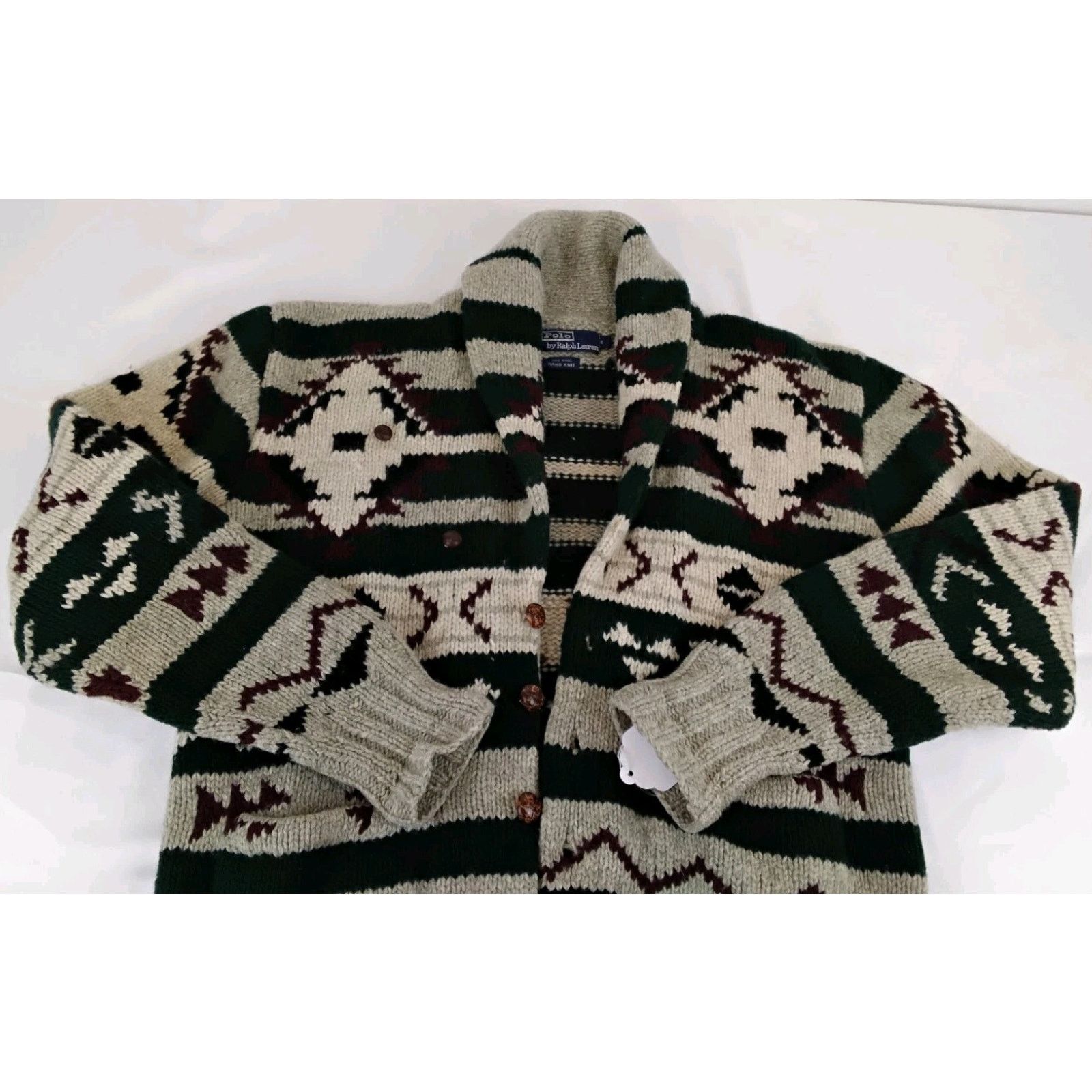 Polo Ralph Lauren Ralph Lauren Cardigan Women's M Gray 1990's Wool Blue Label Size M / US 6-8 / IT 42-44 - 8 Thumbnail