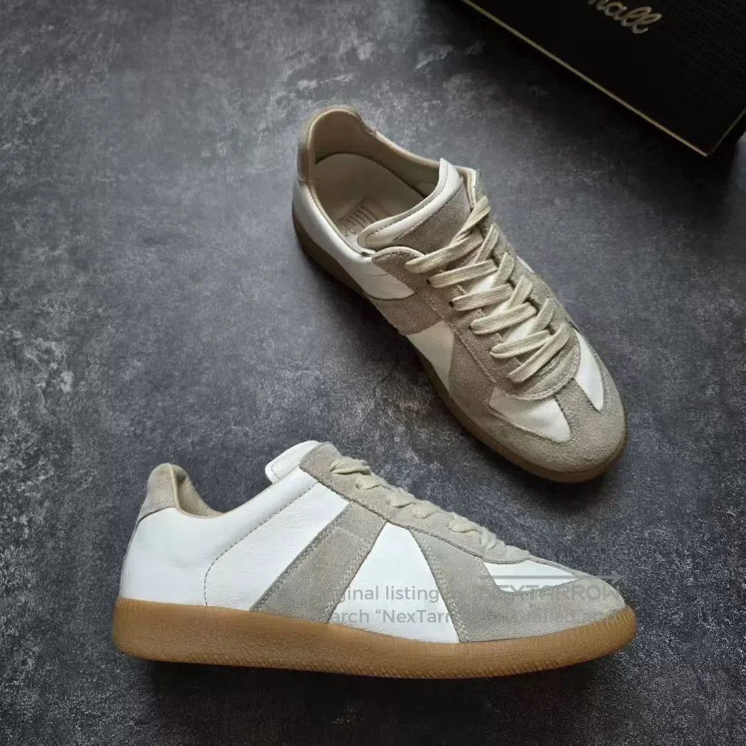 Maison Margiela MAISON MARGIELA Gray White Sneakers. Size US 6 / IT 36 - 6 Thumbnail