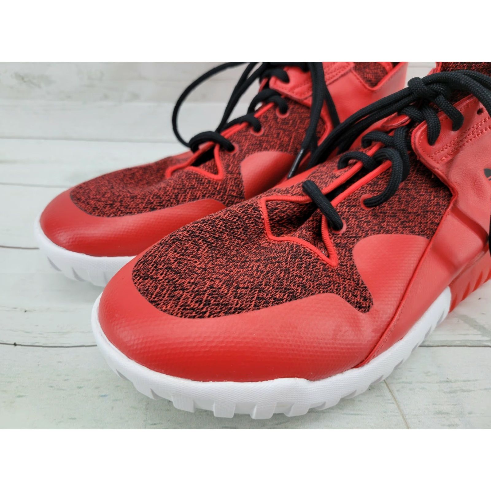 Adidas Adidas Tubular X Lace Up Red/Black Men’s Size 13 Sneaker High Top Leather + Textile Cushioned Urban Athletic Originals 90s Size US 13 / EU 46 - 5 Thumbnail