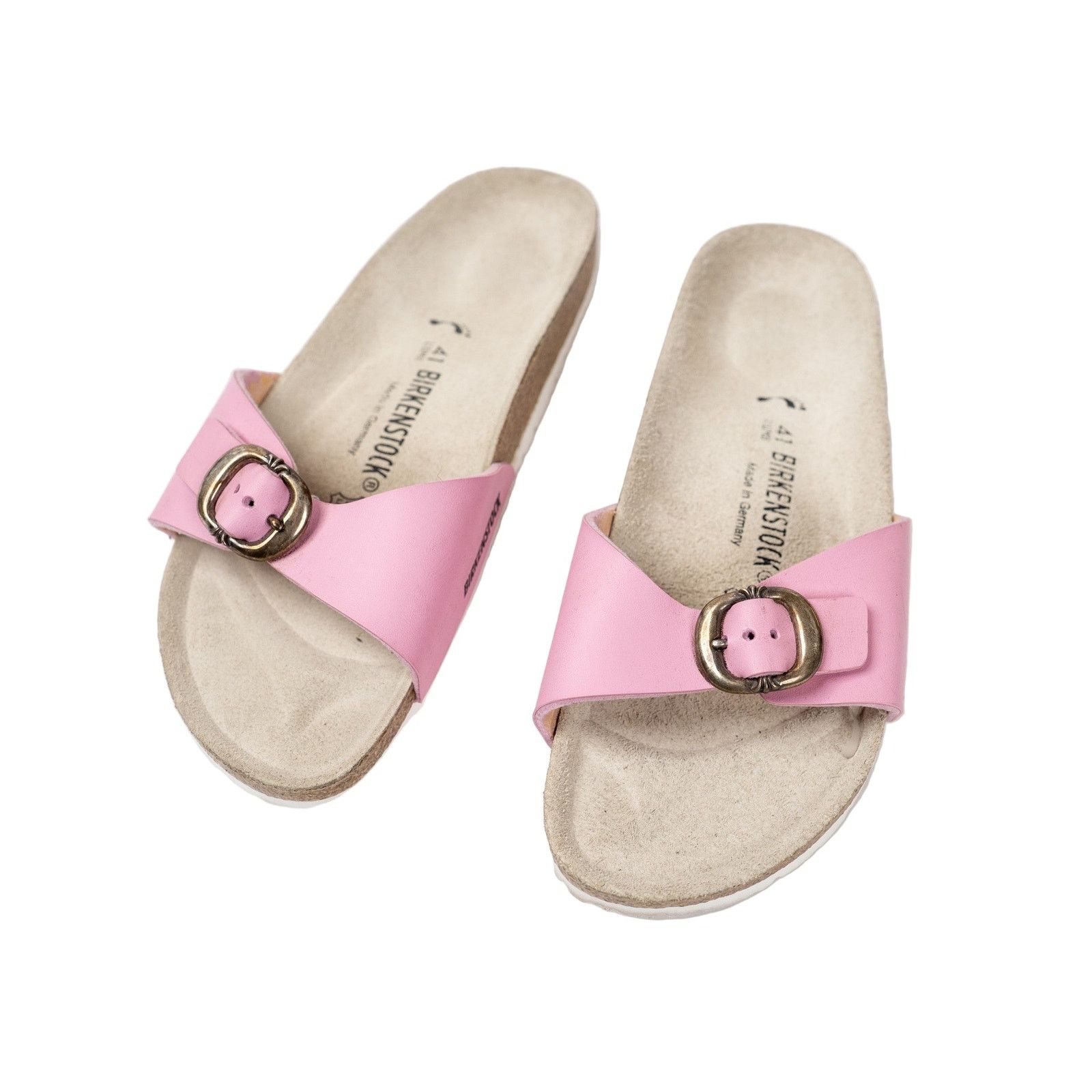 Chrome Hearts Birkenstocks Madrid Big Buckle Sandals 'Pink' Size US 8.5 / IT 38.5 - 1 Thumbnail