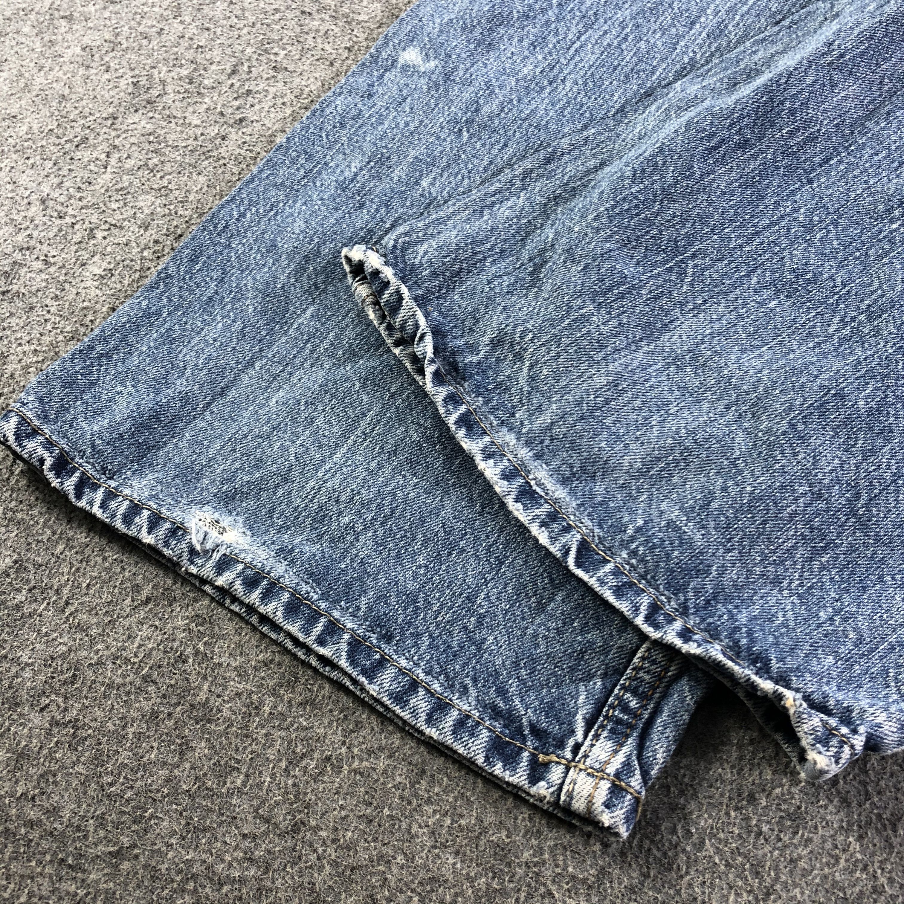 Vintage Vintage Blue Wash Wrangler Jeans-J3534 Size US 38 / EU 54 - 6 Thumbnail