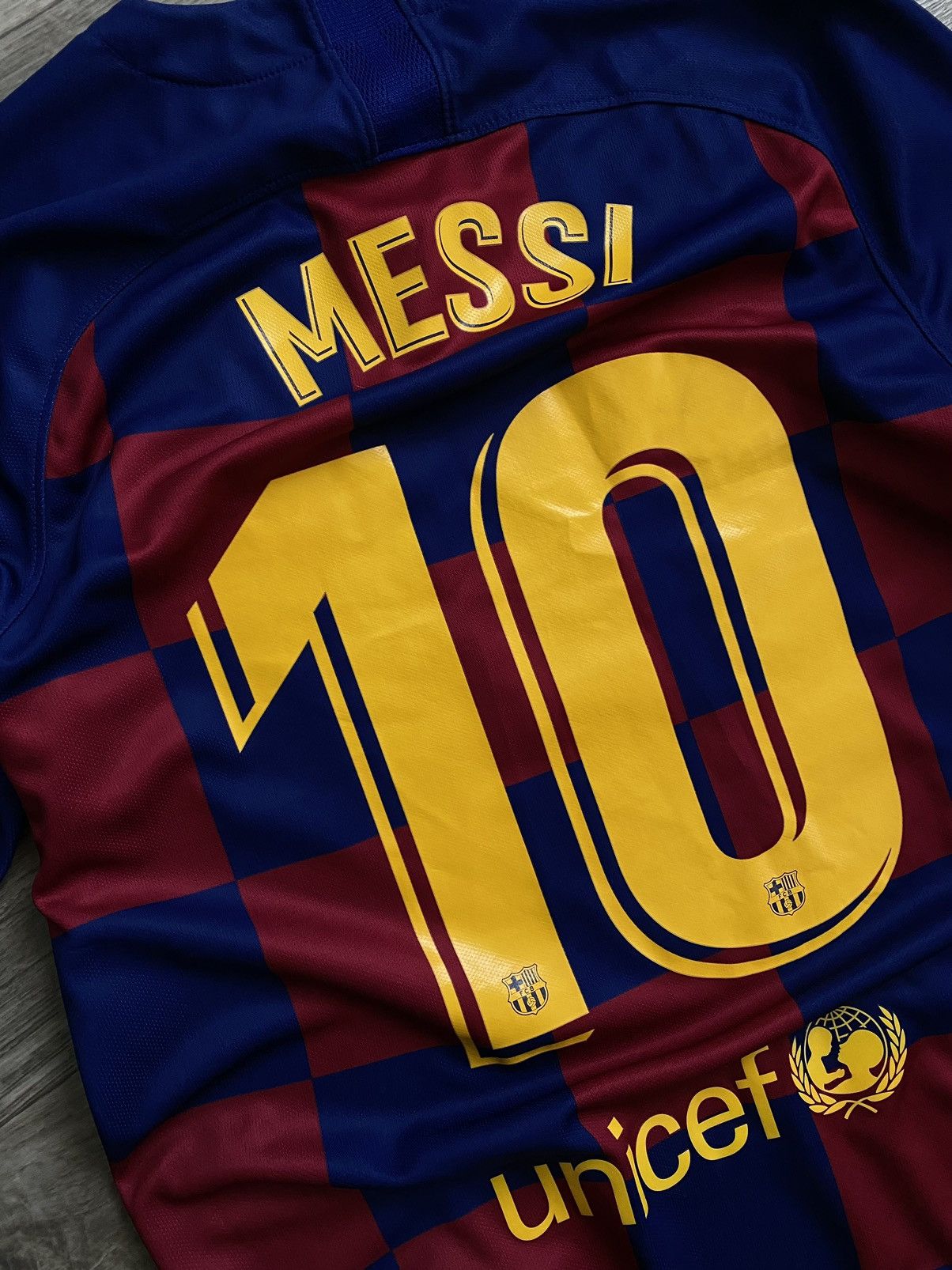 Nike 🫧Barcelona 19/20s Home Shirt Jersey Nike #10 Messi Size US S / EU 44-46 / 1 - 9 Thumbnail