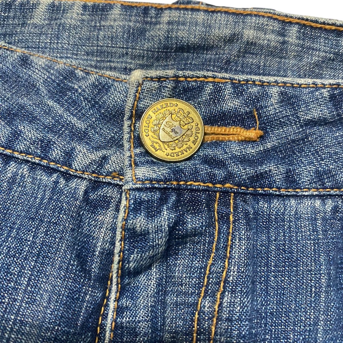 Vintage GLOW NAKED Studded Embellish Denim Skinny Jeans Size US 30 / EU 46 - 7 Thumbnail