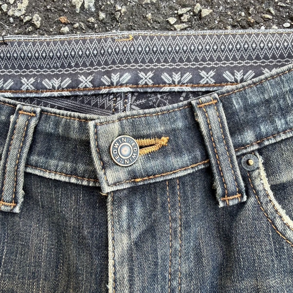 Edwin Vintage Edwin 503 Rusty Black Denim Jean Pants W30 Size US 30 / EU 46 - 6 Thumbnail