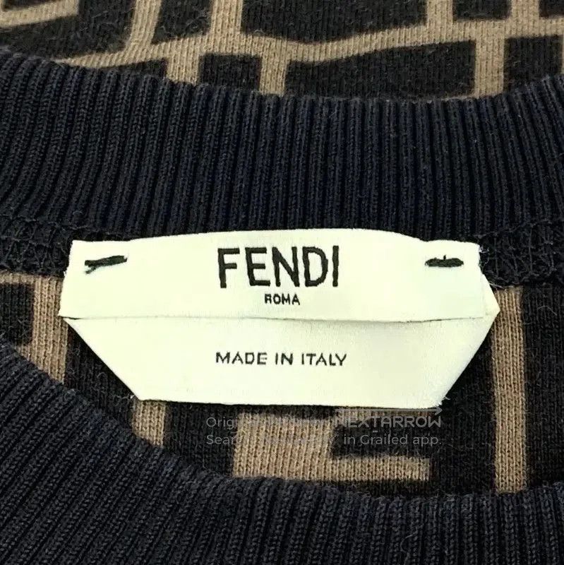 Fendi Fendi Brown Cotton Women’s Sweatshirt . Size S / US 4 / IT 40 - 6 Thumbnail