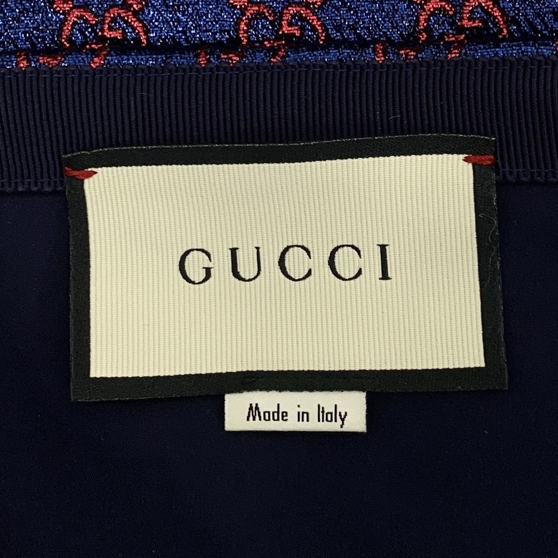 Gucci Gucci Blue Purple All-over Logo Pleated Mini Skirt K26WX Size 25" / US 0 / IT 36 - 5 Thumbnail