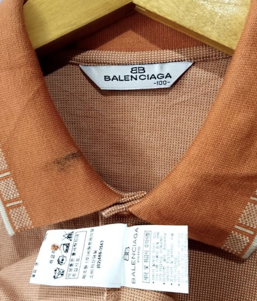 Balenciaga Vintage Balenciaga Orange Polos ‼️Rare Colour Size US M / EU 48-50 / 2 - 4 Thumbnail