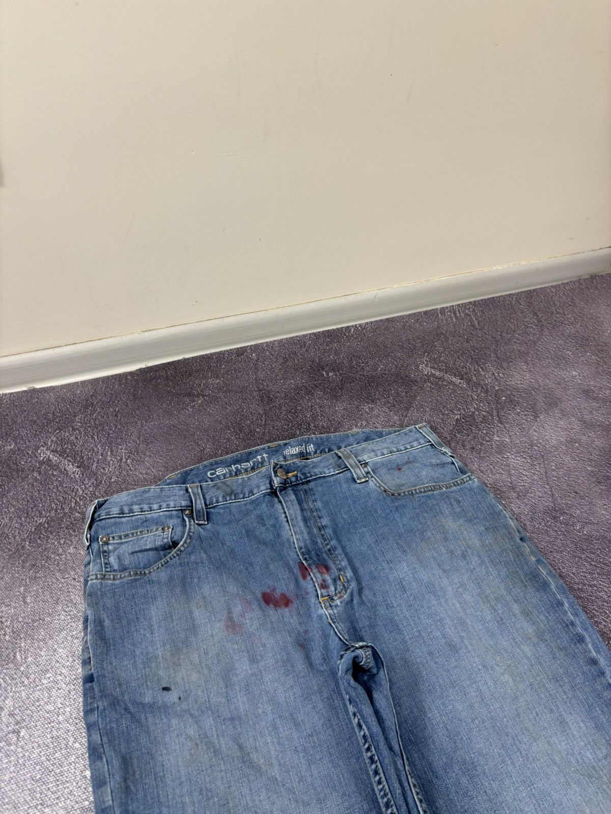 Carhartt Vintage Carhartt USA Relaxed Fit Workwear Denim Baggy Jeans Size US 38 / EU 54 - 12 Thumbnail