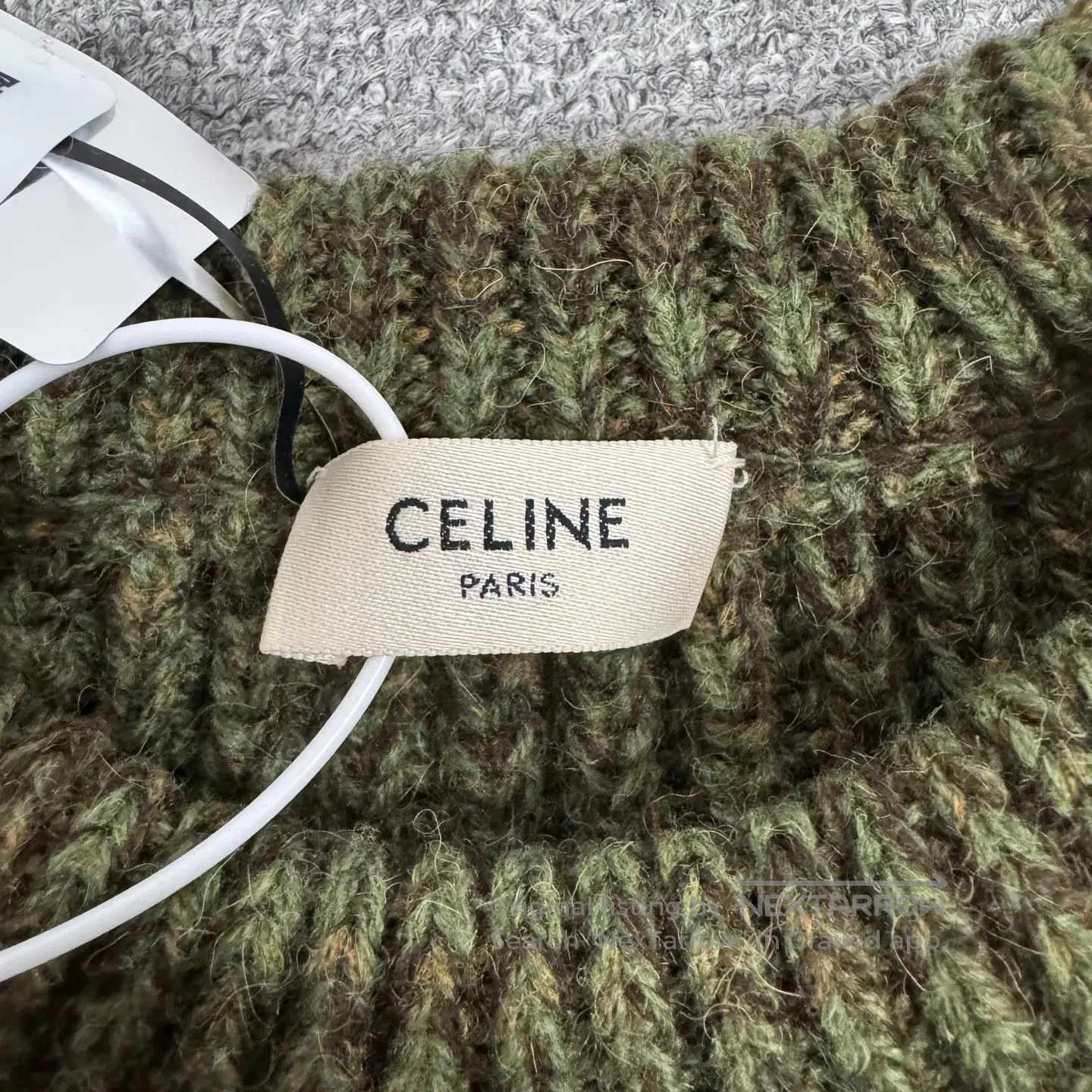 Celine CELINE Leather-padded camel fur sweater| Size XS / US 0-2 / IT 36-38 - 6 Thumbnail