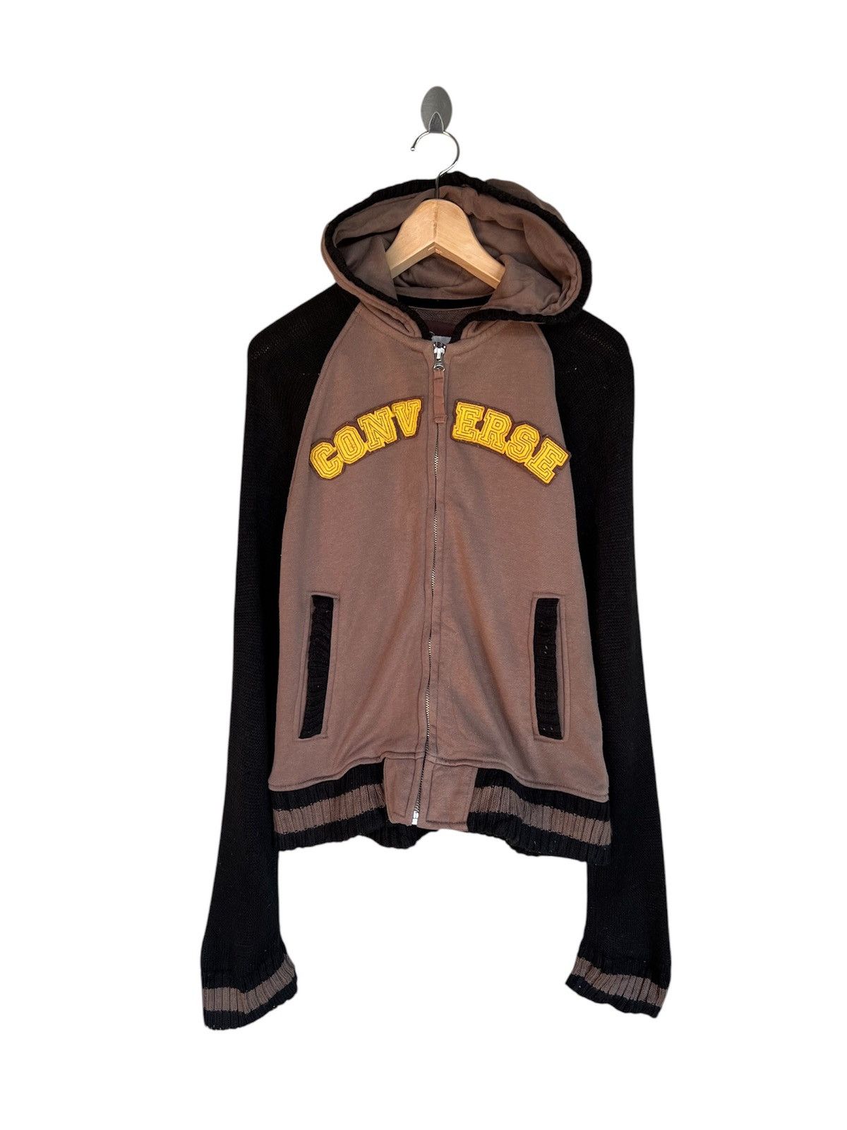 Converse Vintage Converse Spell Out Hoodies Jacket Size M / US 6-8 / IT 42-44 - 1 Thumbnail