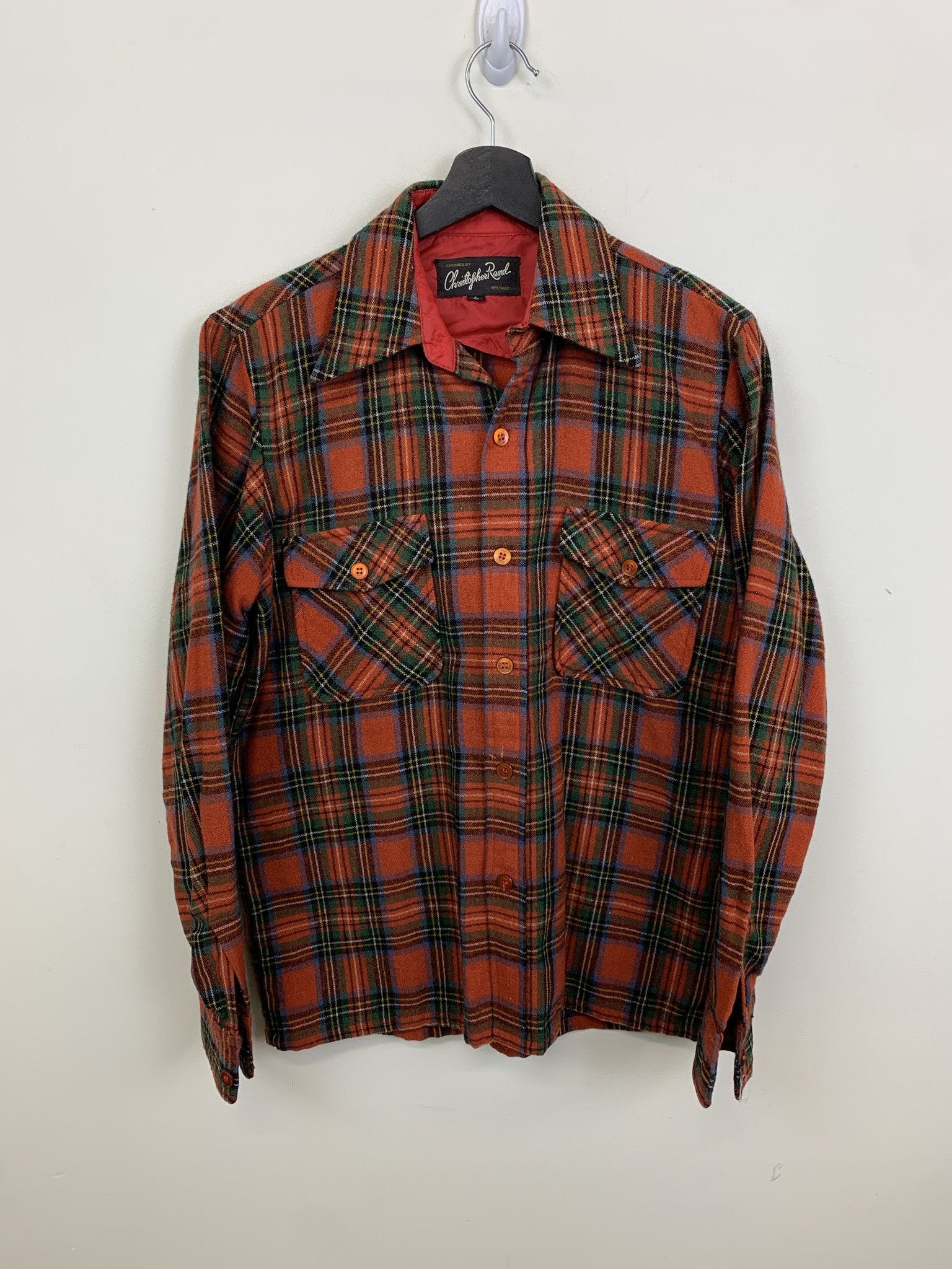 Flannel Vintage Flannel 1990s Button Up Red Plaid Flannel Size S Size US S / EU 44-46 / 1 - 1 Thumbnail