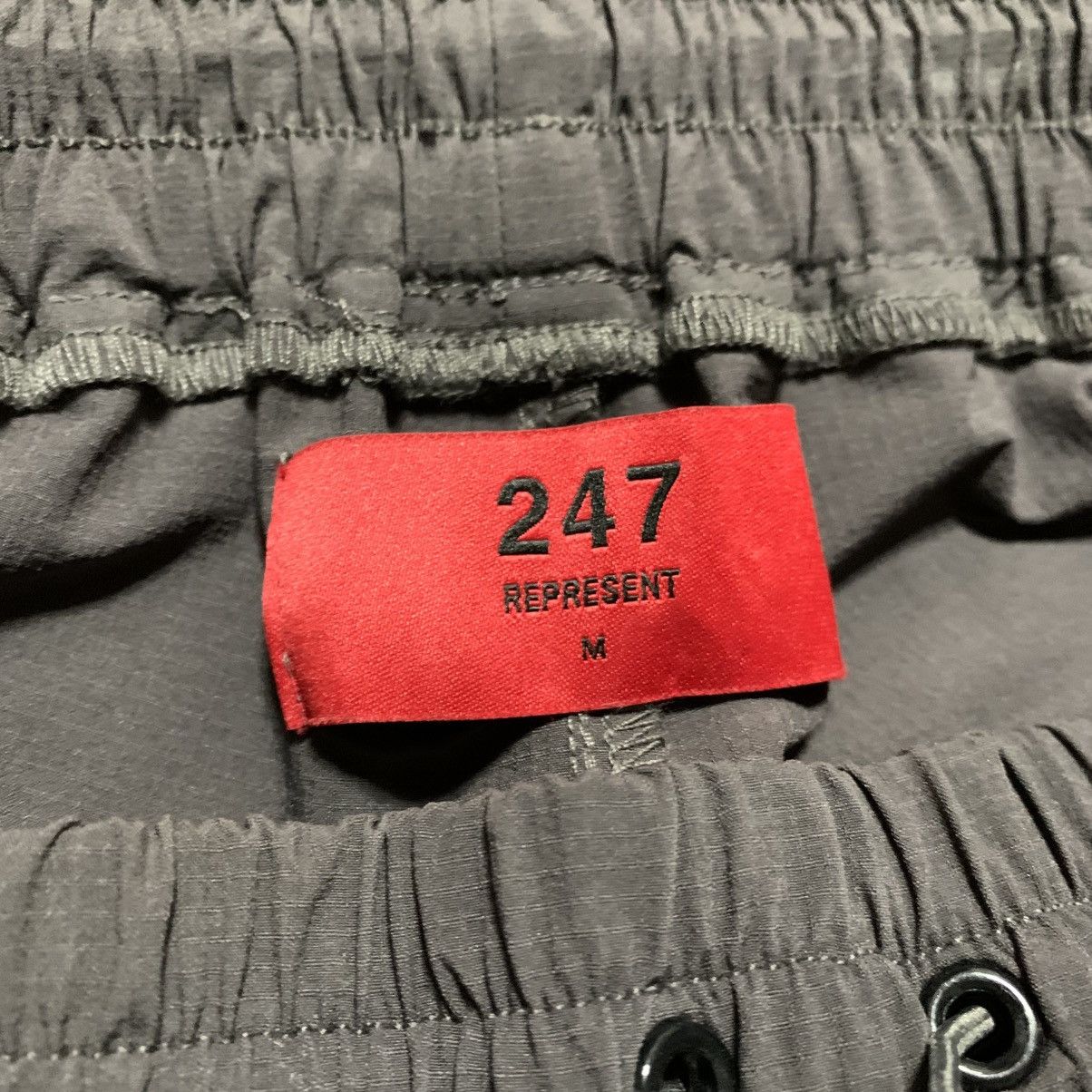 Represent Clo. Represent Medium 247 Track Pants Bottoms Grey Zip Cargos Size US 32 / EU 48 - 5 Thumbnail