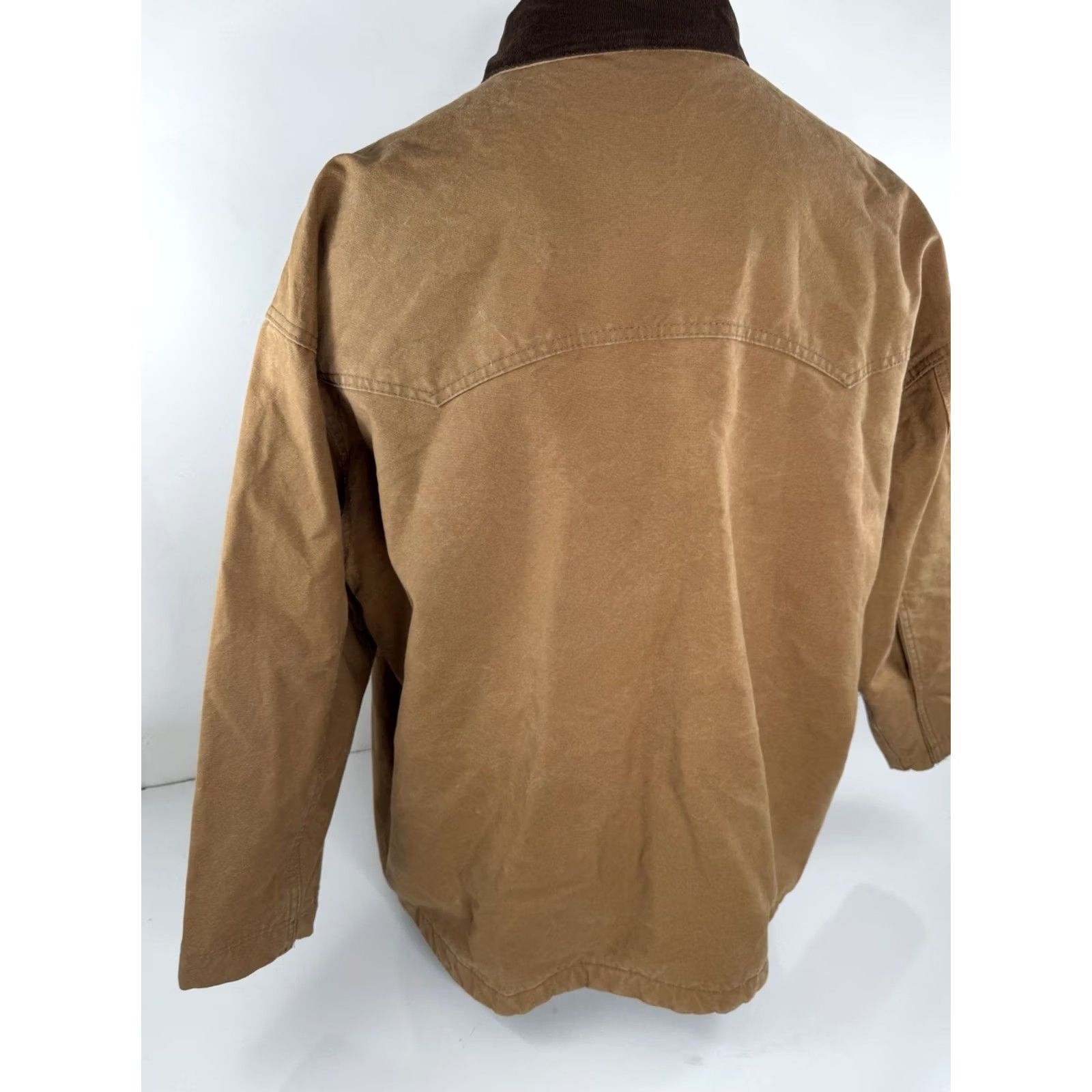 Vintage Schaefer Outfitter Short Canvas Western Jacket 2XL Brown Lined Hunting Mens Jacket Size US 39 - 4 Thumbnail