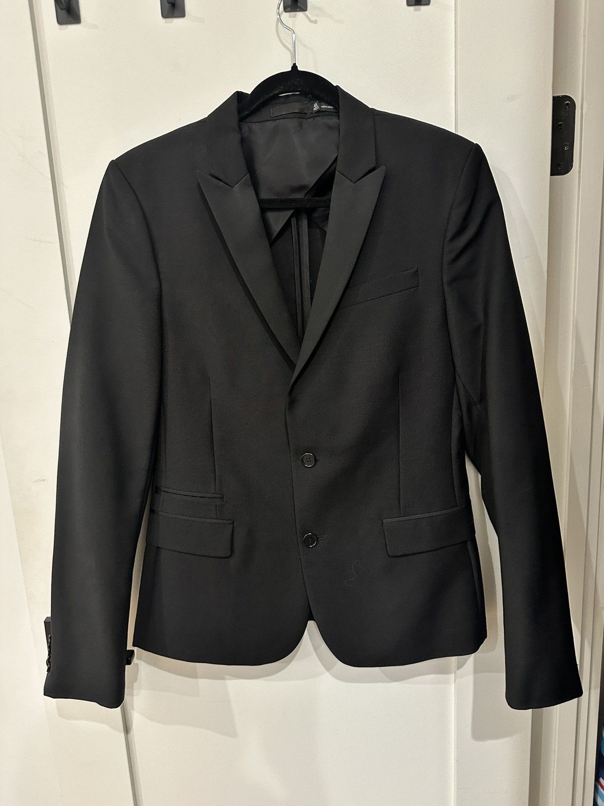 Blk Dnm BLK DNM Peak Lapel Tux Blazer Size 48S - 1 Thumbnail