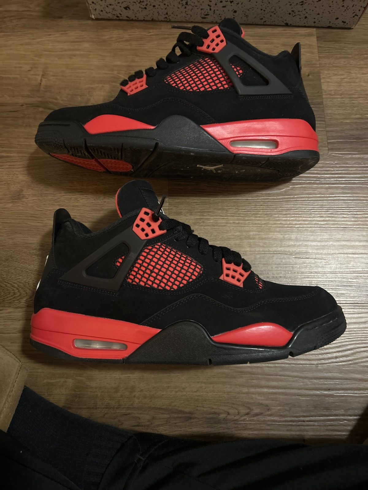 Jordan Brand Jordan 4 Retro Red Thunder Size US 11 / EU 44 - 6 Thumbnail