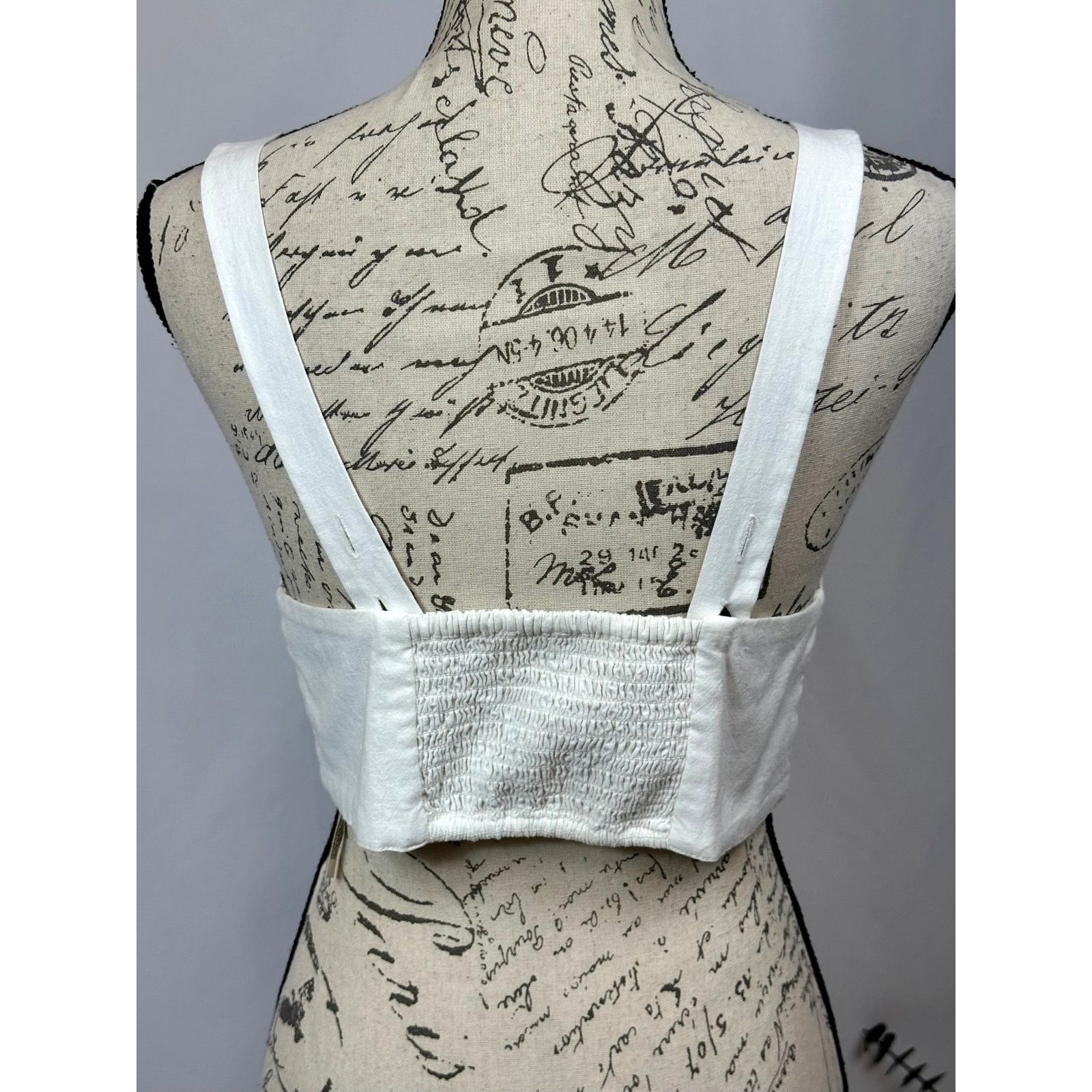 Free People Free People This is Love 4 Button Crop Top White M Size M / US 6-8 / IT 42-44 - 10 Thumbnail