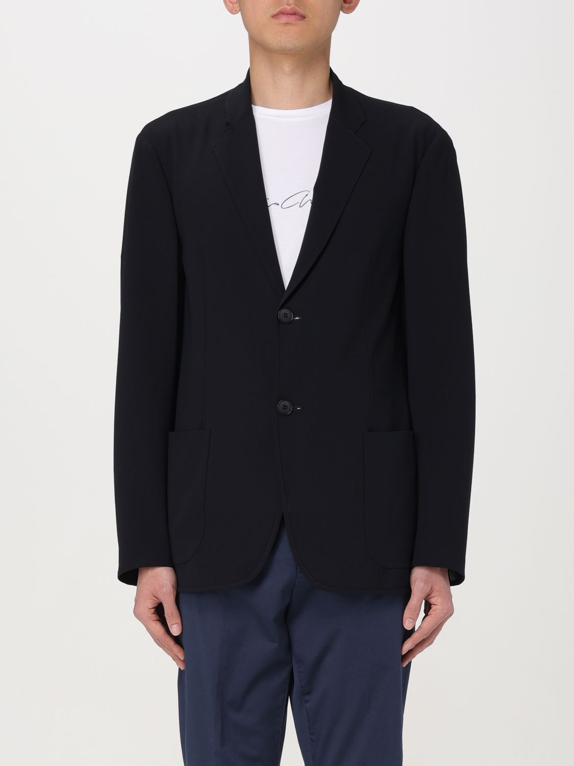 image of Giorgio Armani Blazer Men Blue (Size XL)