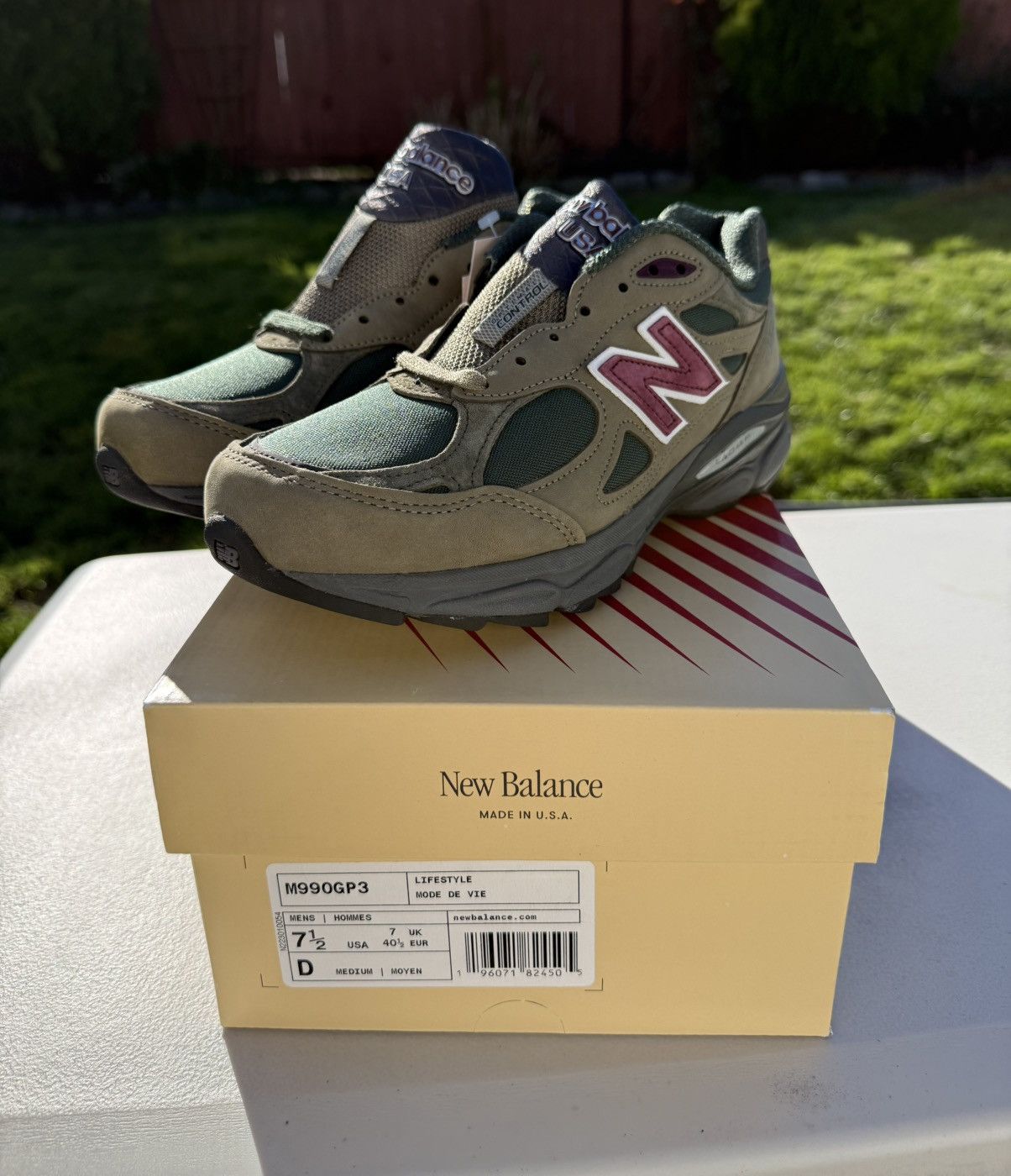 New Balance Teddy Santis 990 V3 “Green Purple” 🥾