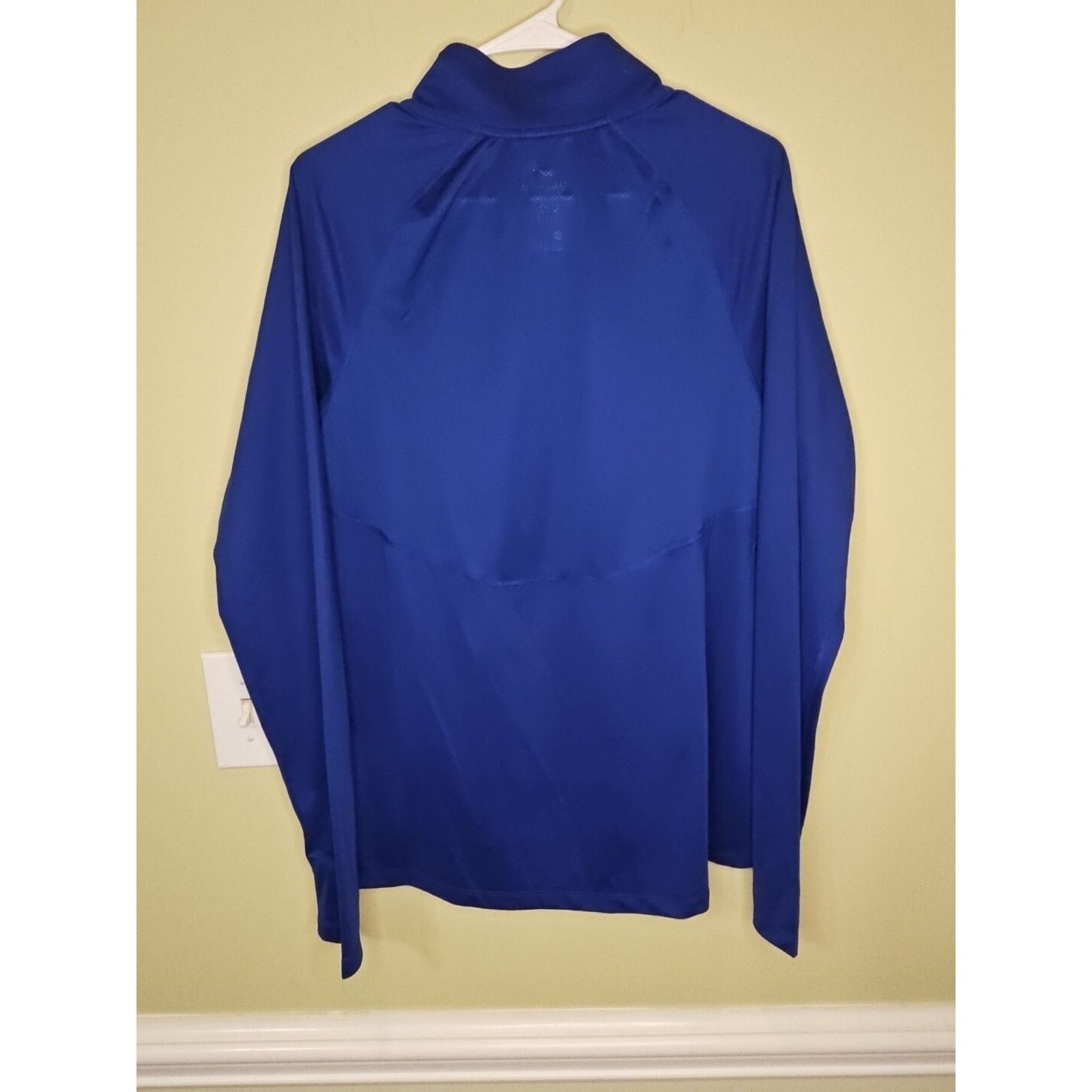 Nike MLB Chicago Cubs Womens Nike Blue 1/4 Zip Mock Shirt L Slim Size L / US 10 / IT 46 - 7 Thumbnail